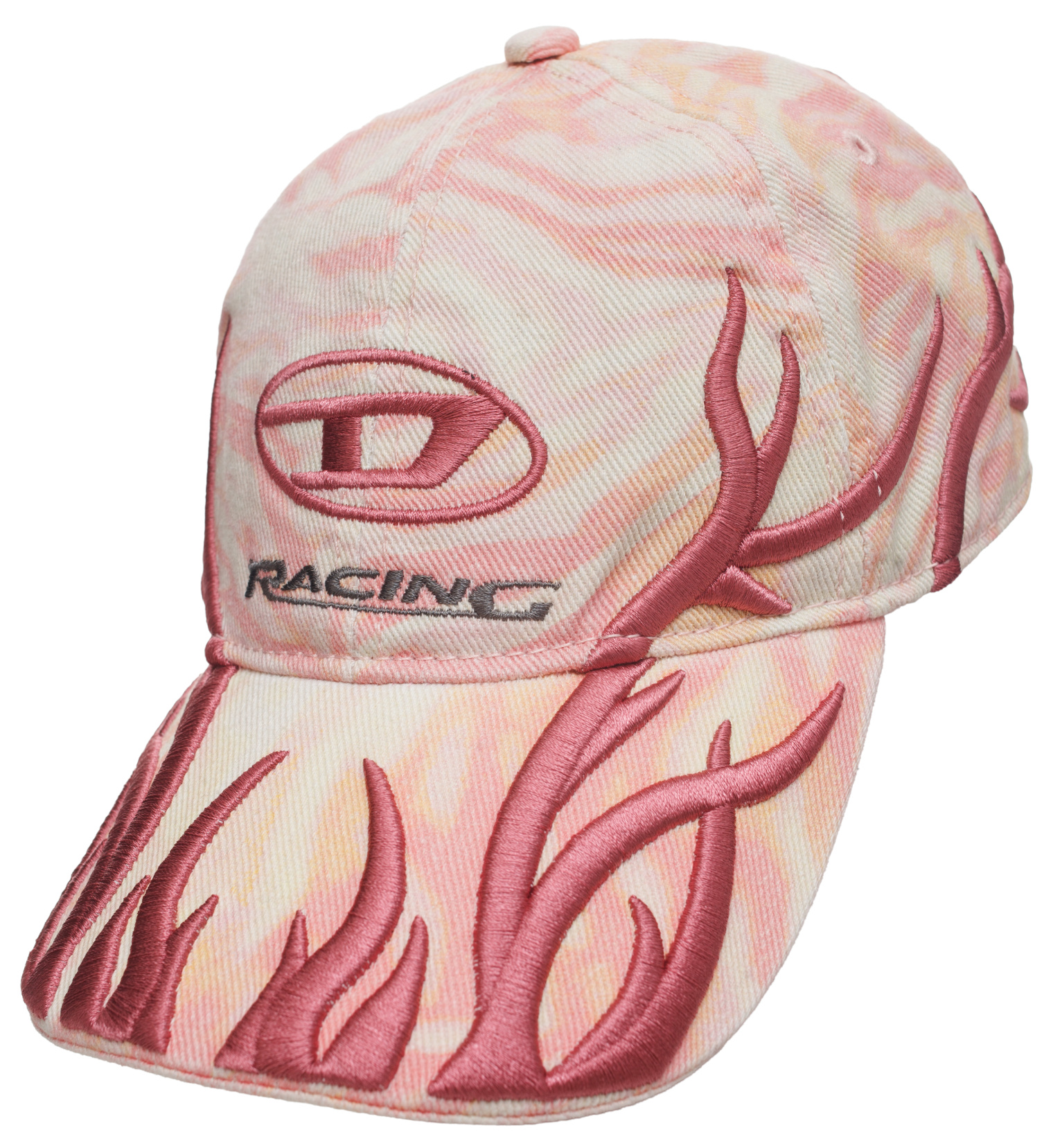 Diesel Embroidered tie-dye cap