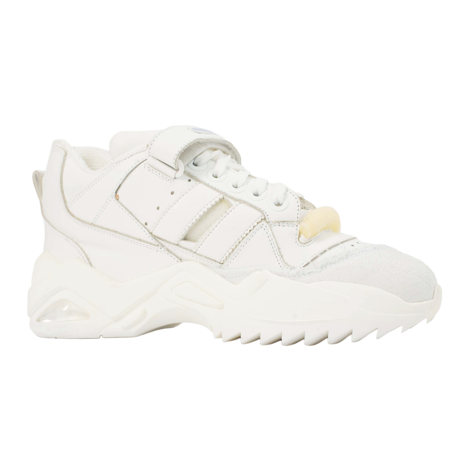 Maison Margiela White Retro Fit Leather Sneakers