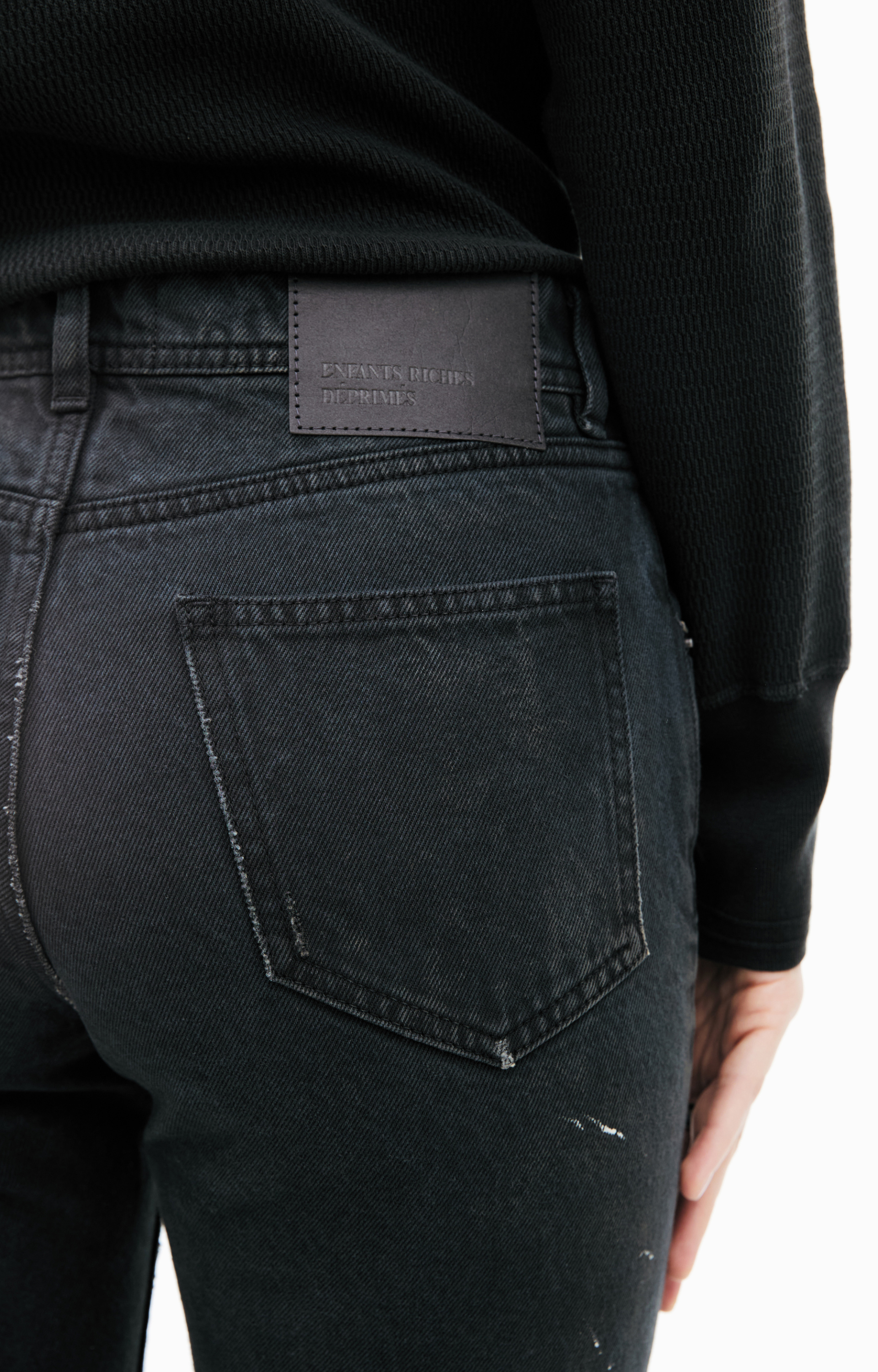 Enfants Riches Déprimés Skinny flared jeans in paint