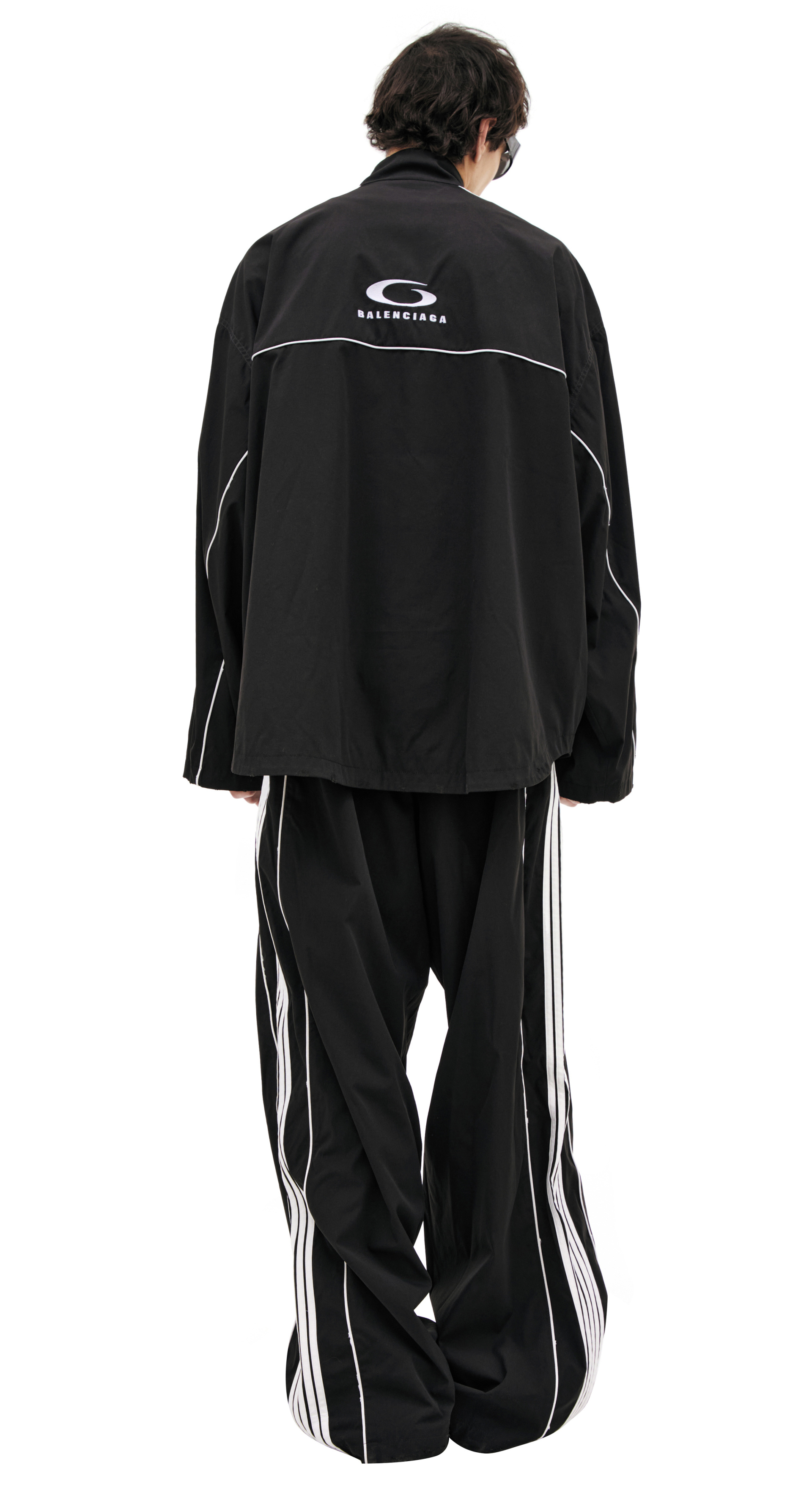 Balenciaga Black jacket with stripes