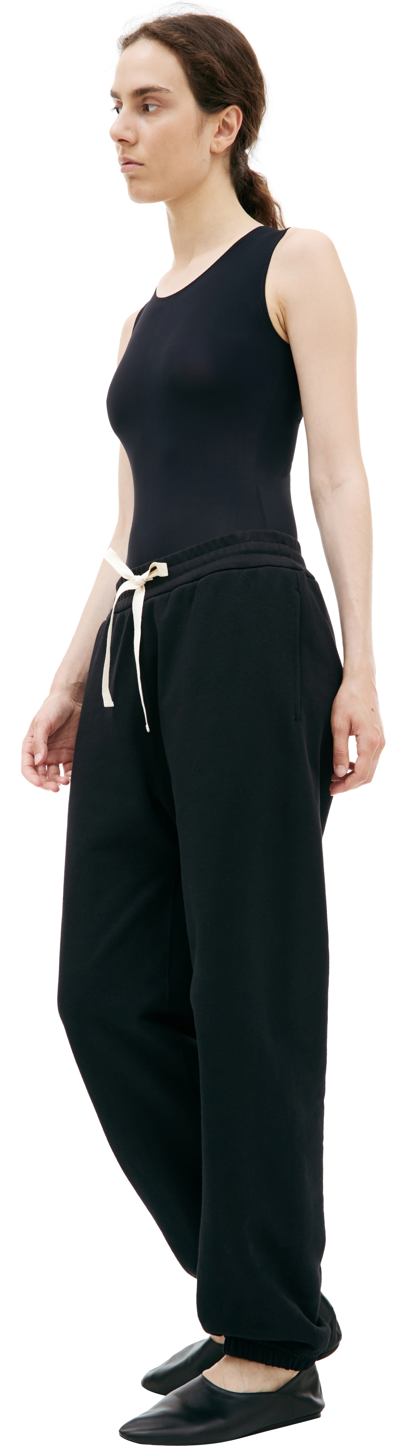 Jil Sander Black cotton sweatpants