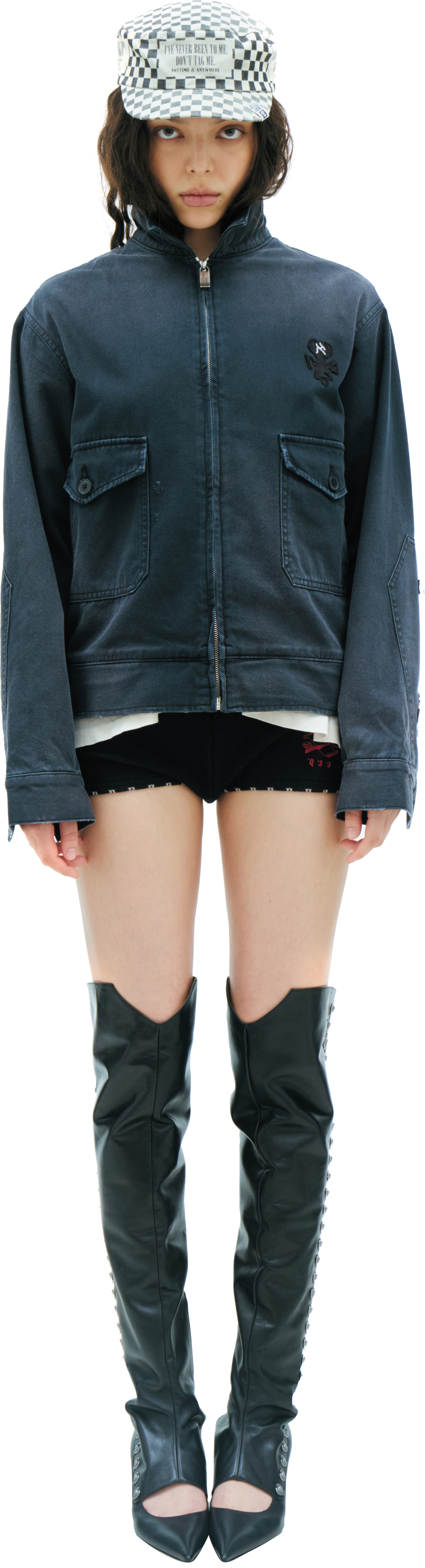 Enfants Riches Déprimés Wash-effect jacket