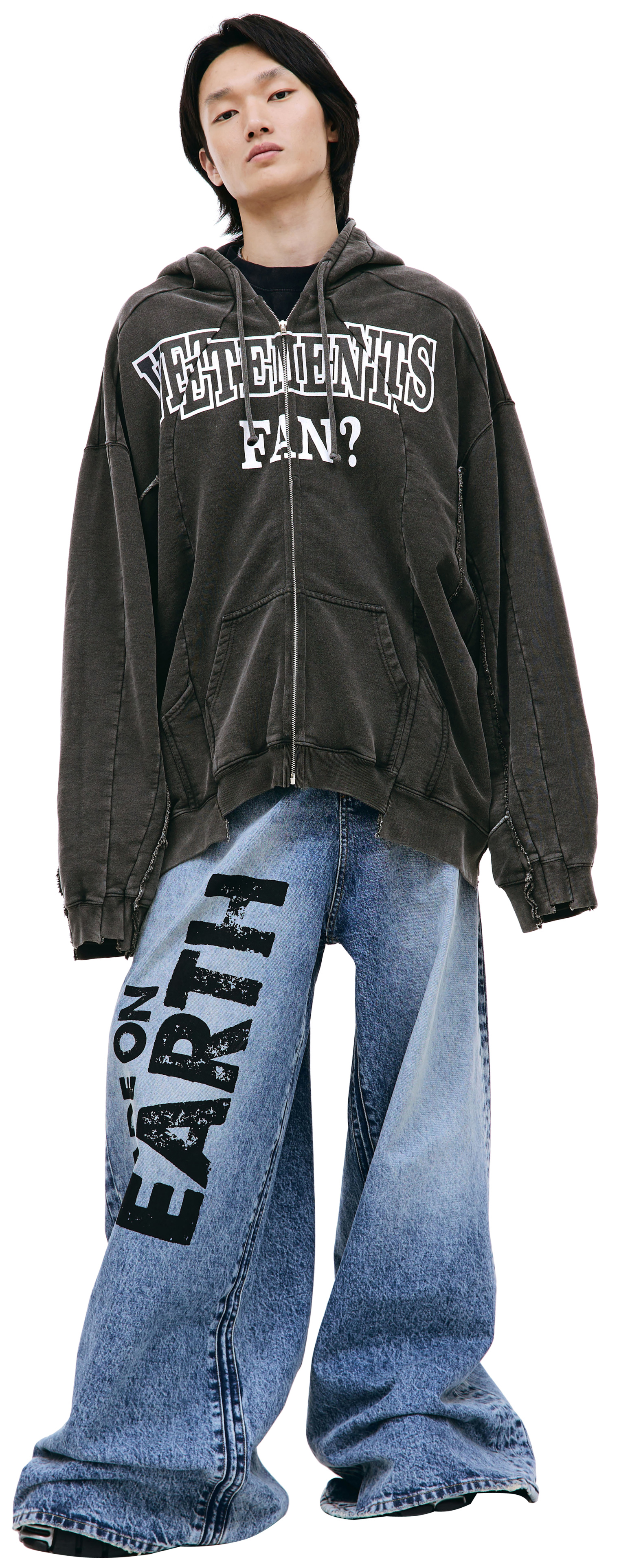 Buy men grey 'fan' printed up hoodie for $1,660 online SV77, UE54HD720B/1304