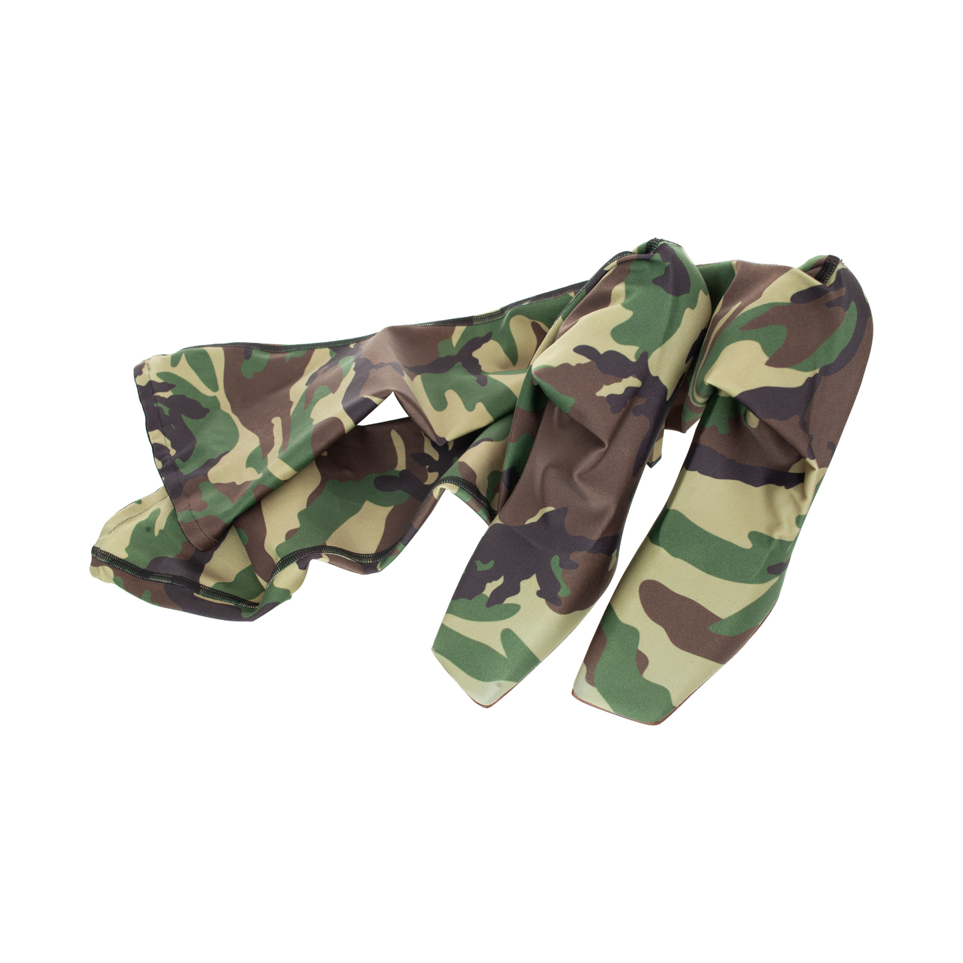 VETEMENTS Camouflage over-the-knee boots