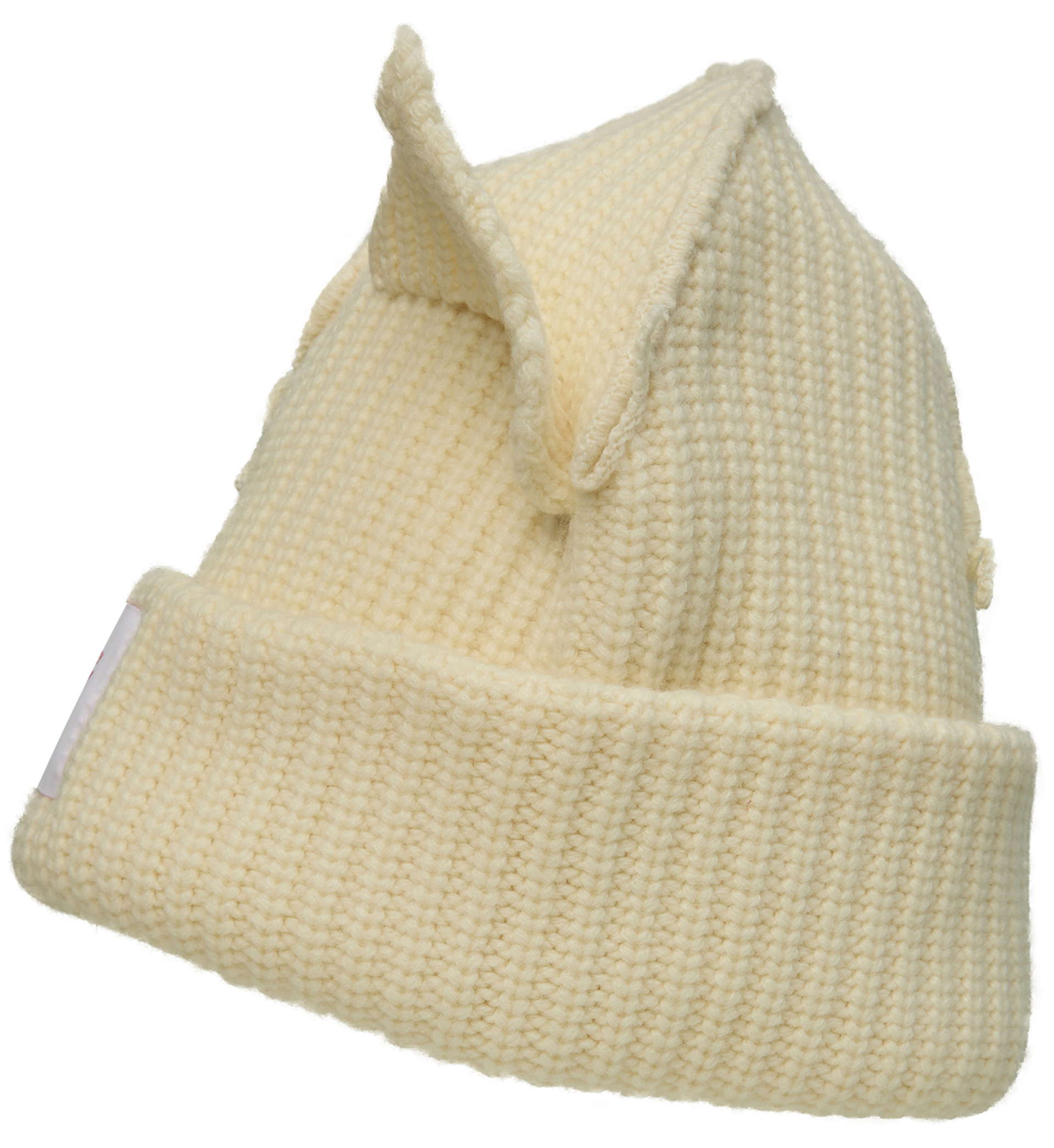 CHARLES JEFFREY LOVERBOY Beige wool beanie