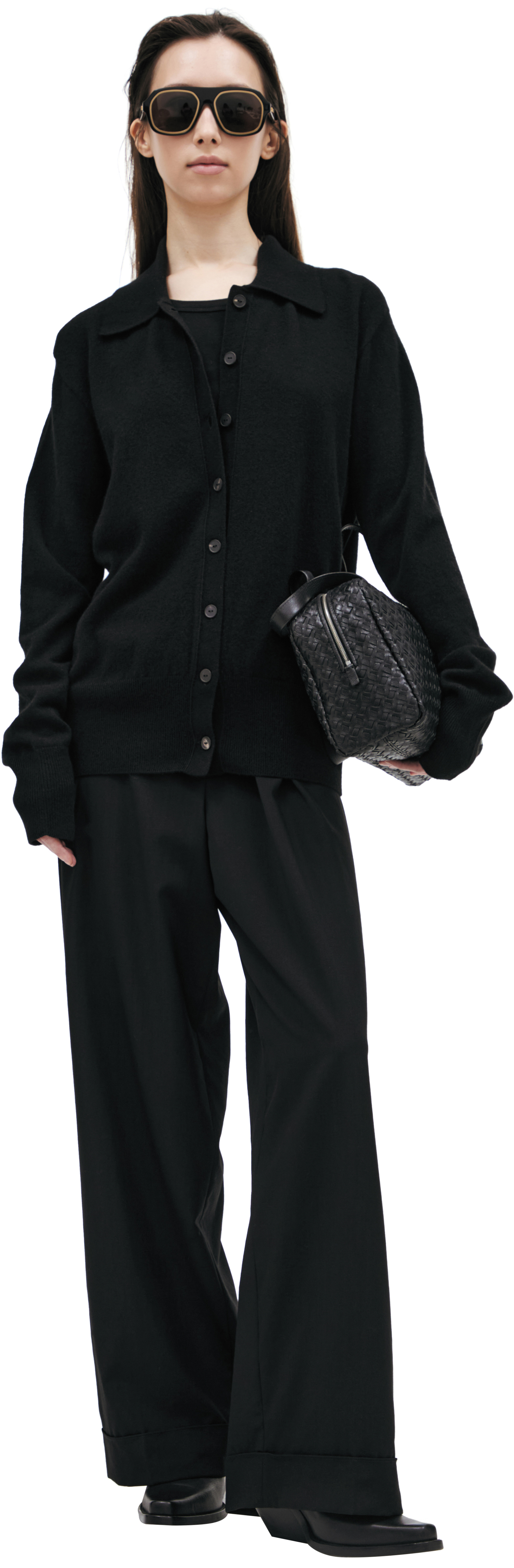 The Row Cashmere button-down cardigan