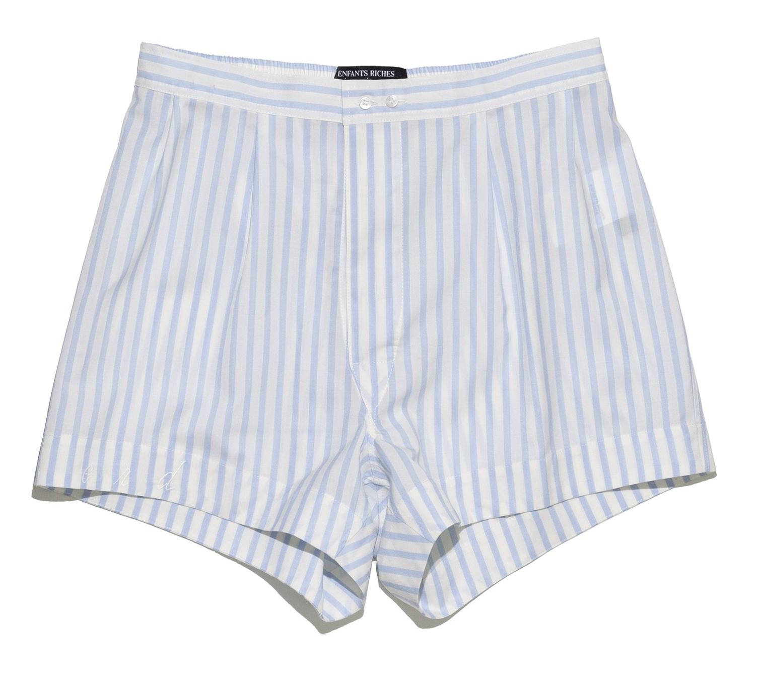 Enfants Riches Déprimés Striped wool shorts