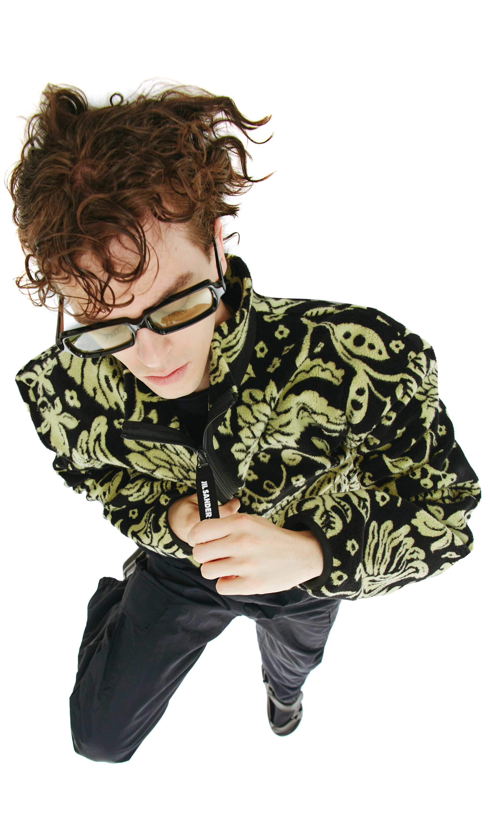 Jil Sander J+ Floral Fleece Jacket