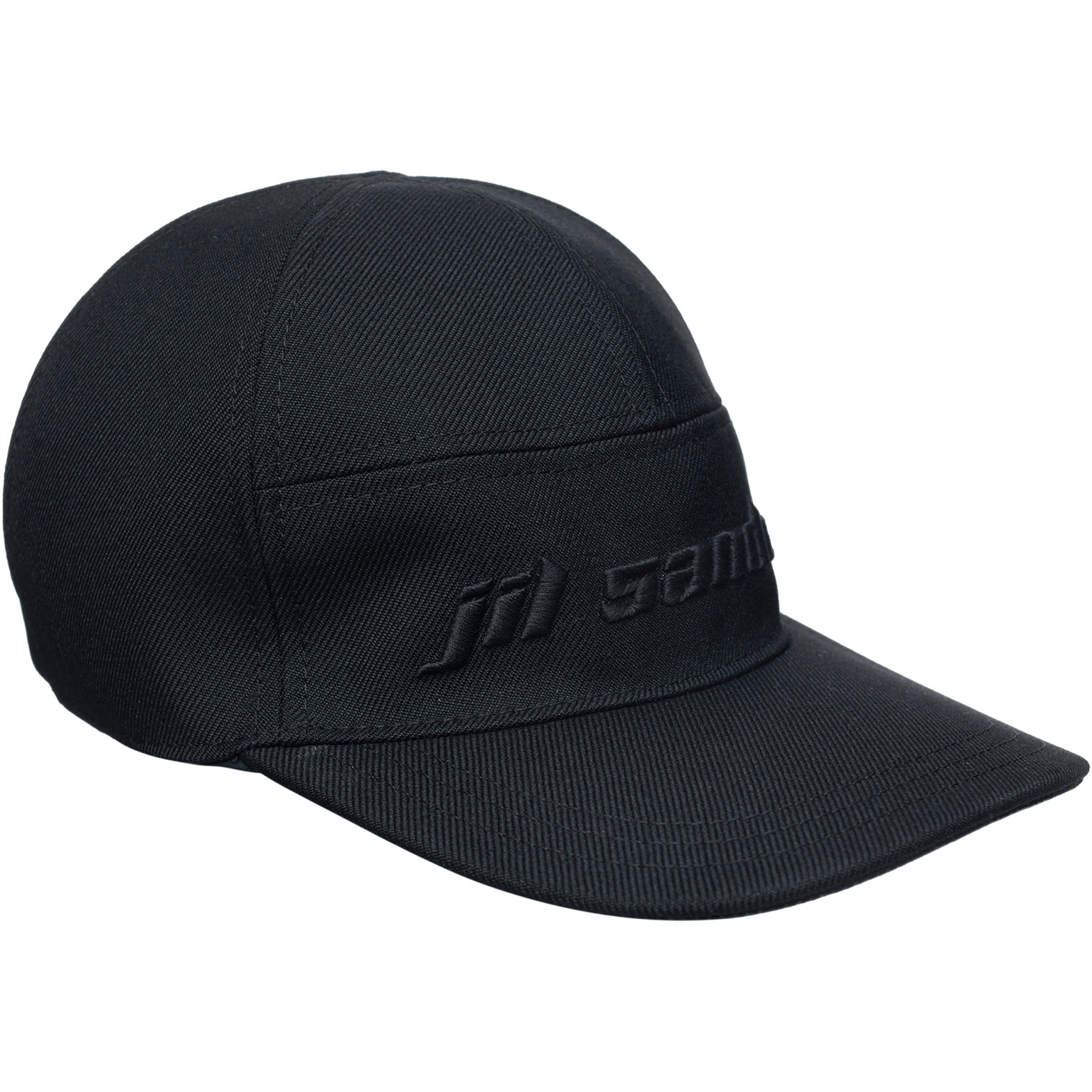 Jil Sander Black wool cap