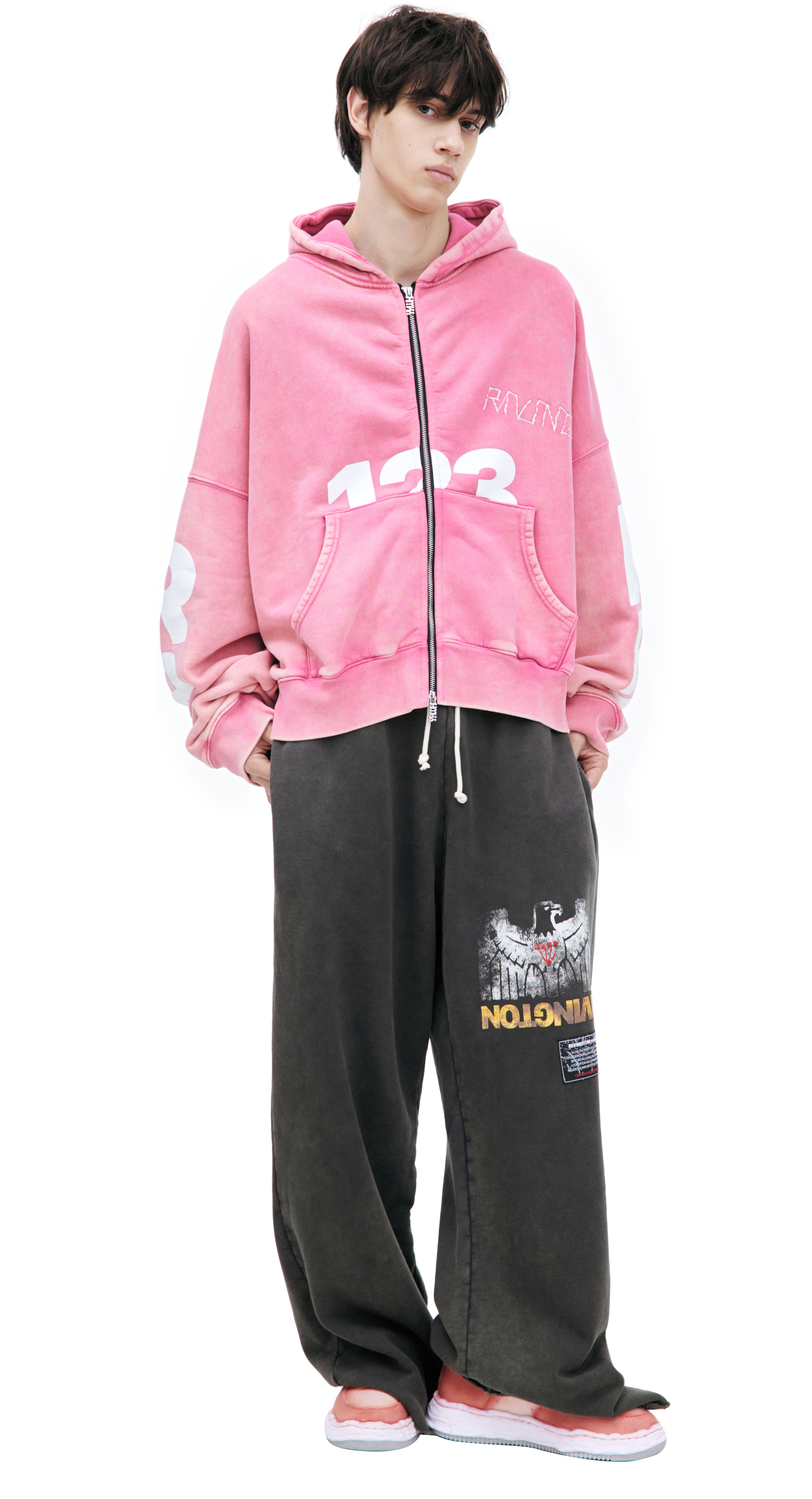 RRR123 Logo Printed Sweatpants