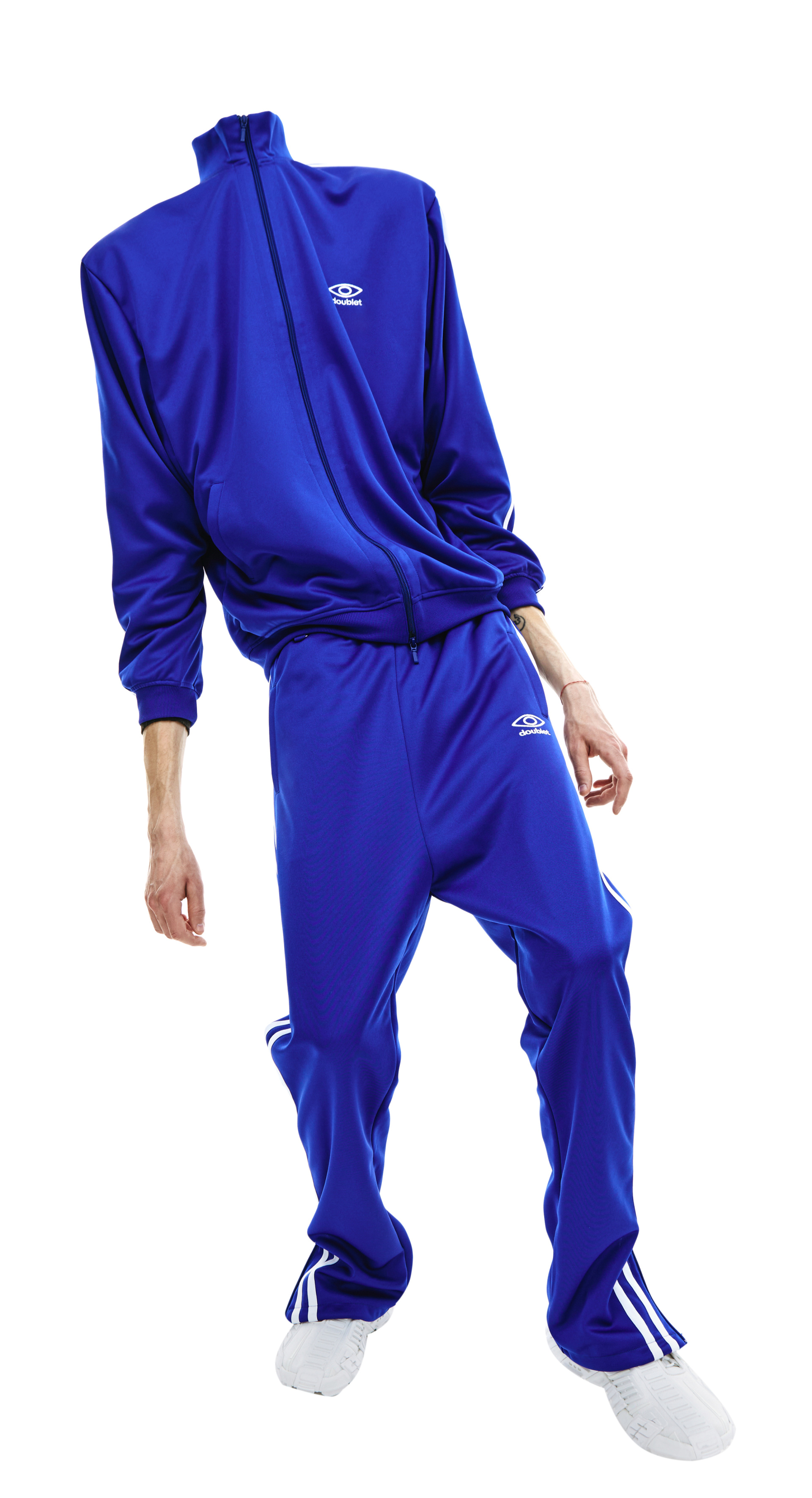 Doublet Blue Invisible Track Jacket