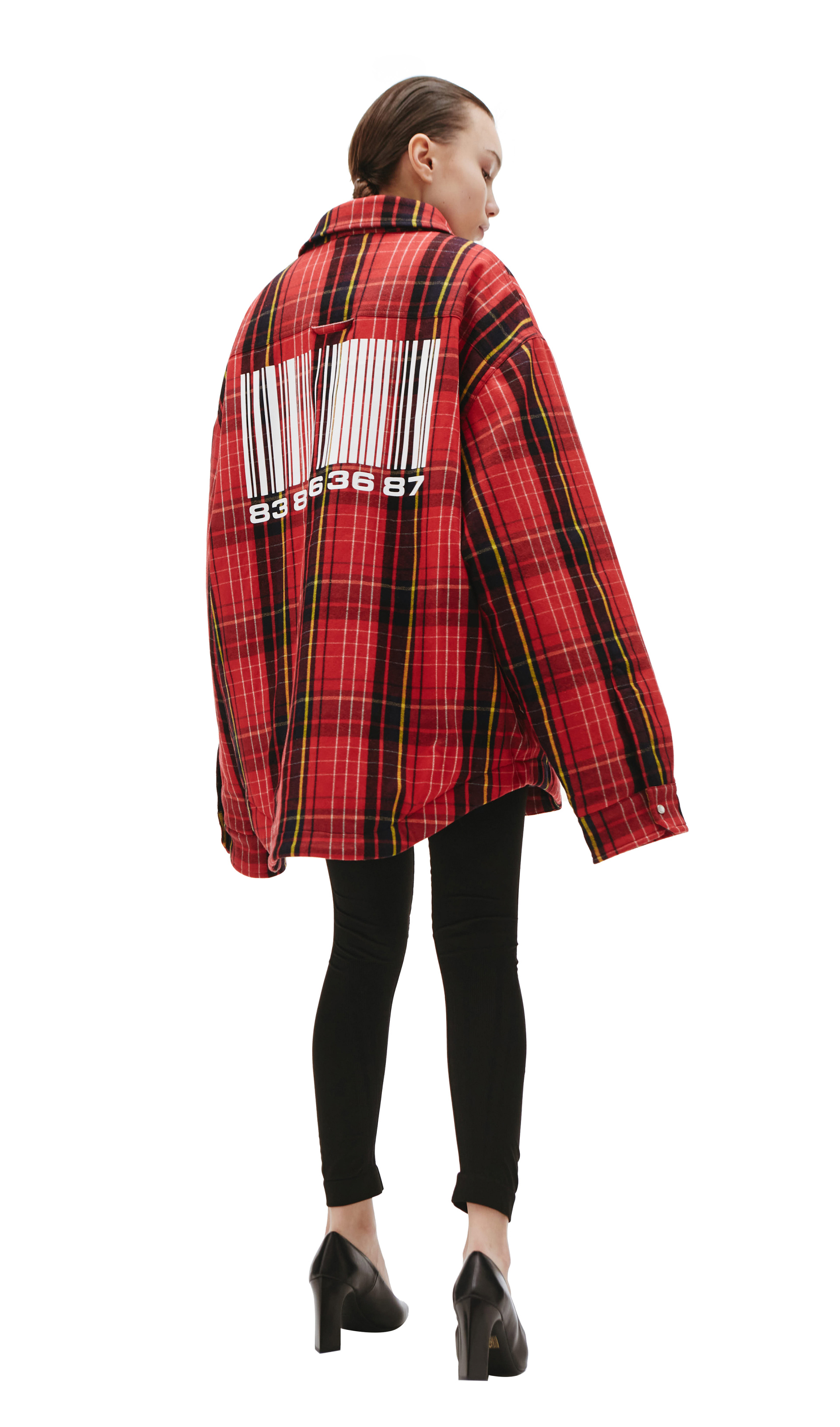 VTMNTS Lined check shirt