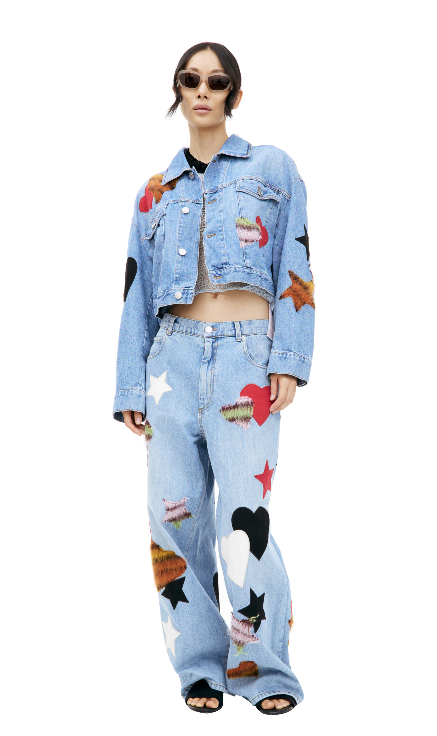 Marni Denim jacket with patches