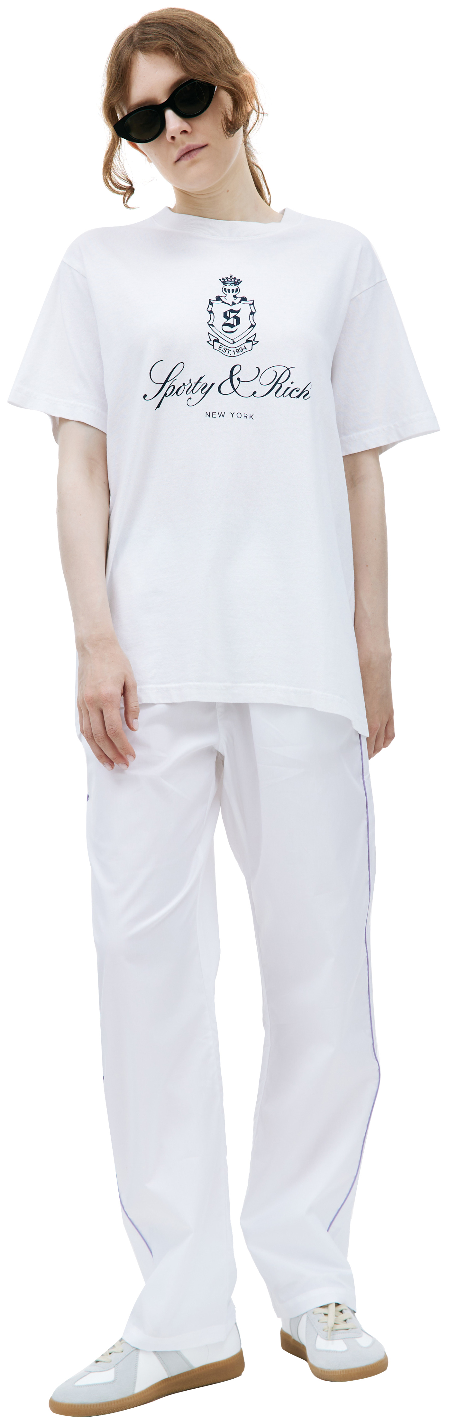 SPORTY & RICH White Vendome t-shirt