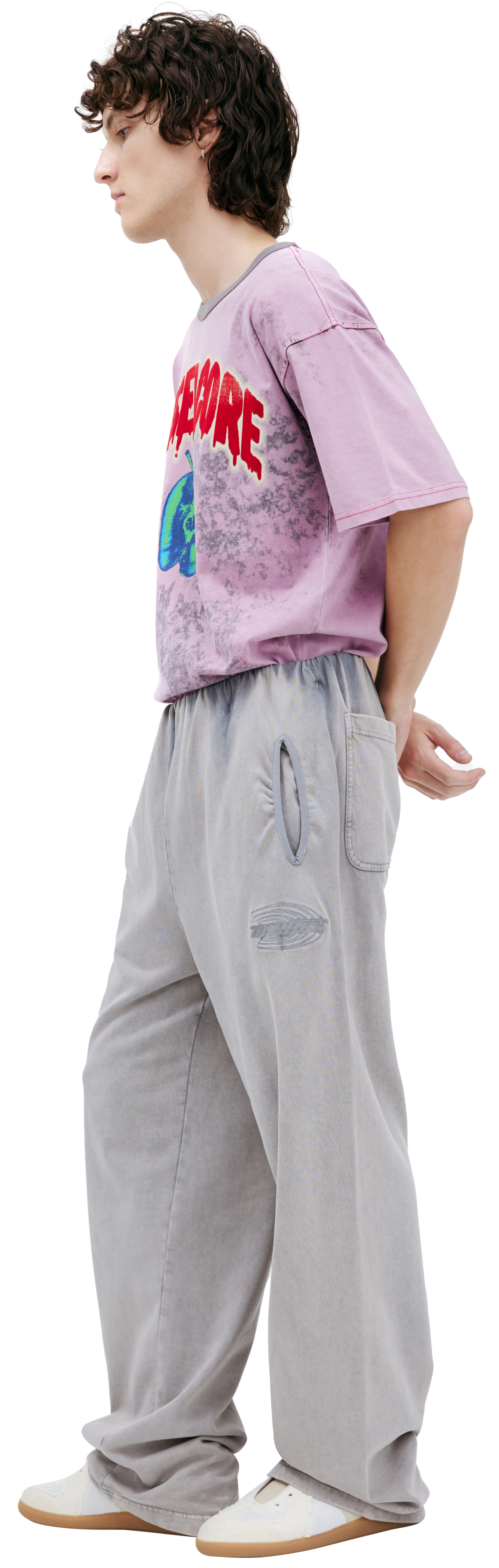 Diesel Trousers with embroidered logo