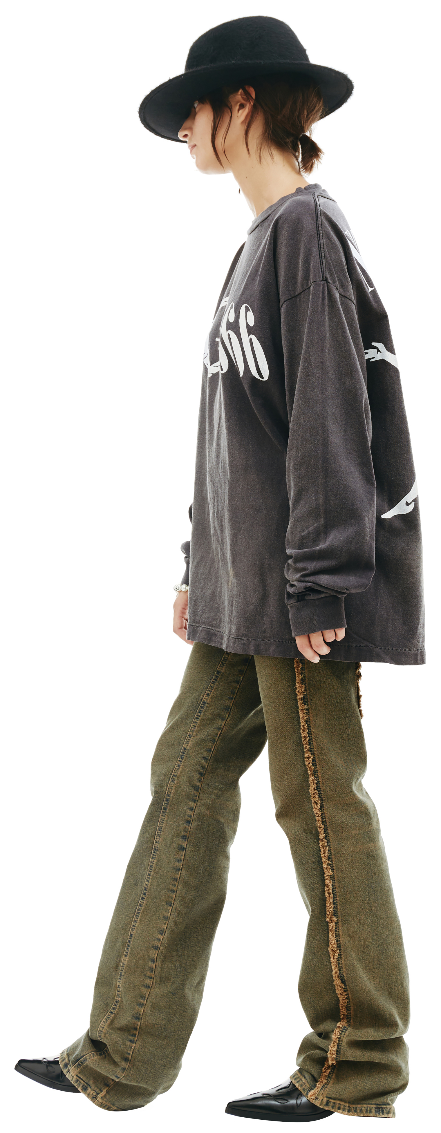 Saint Michael 666 printed longsleeve