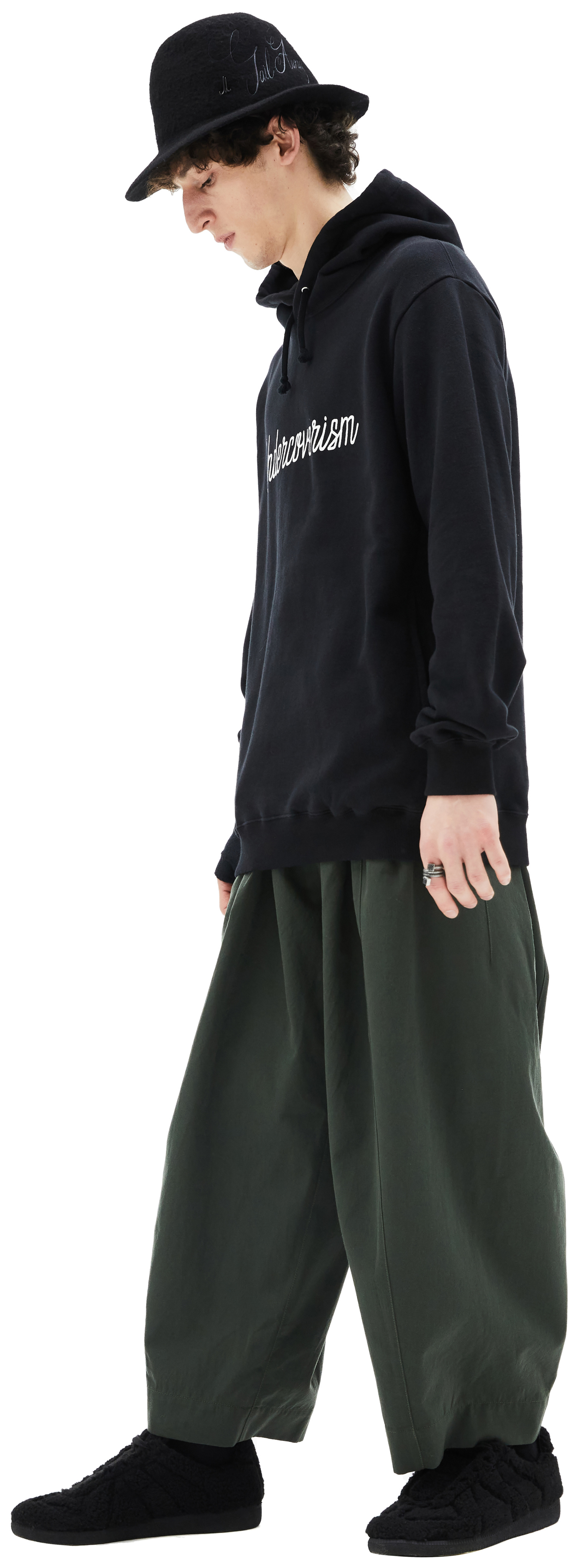Undercover Black Undercoverism Logo Hoodie