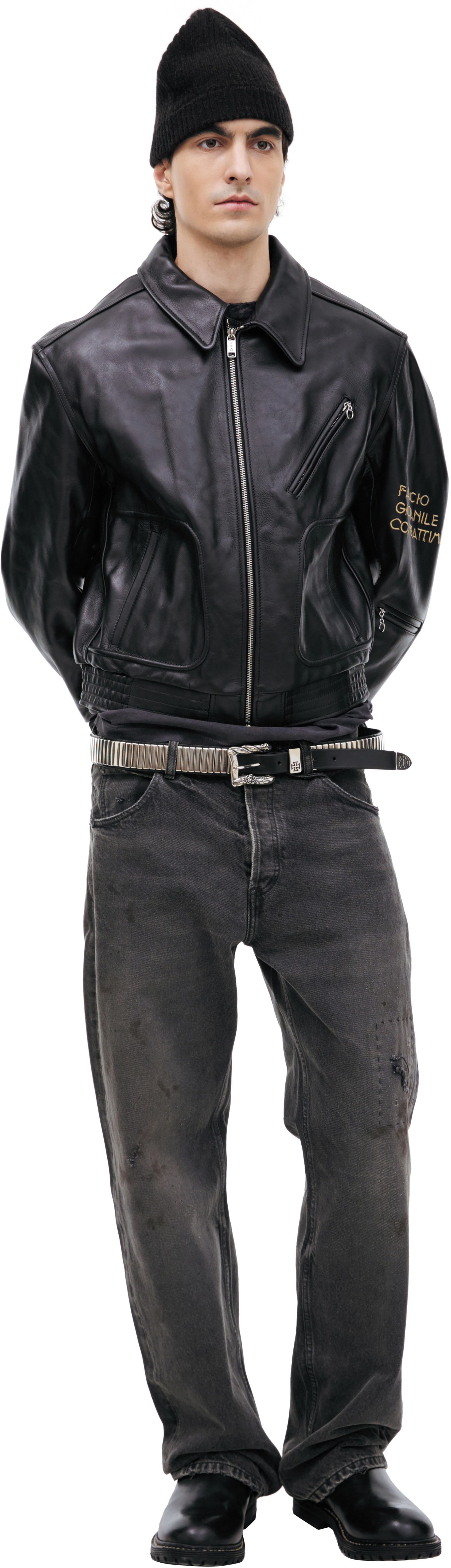 Enfants Riches Déprimés Leather Jacket