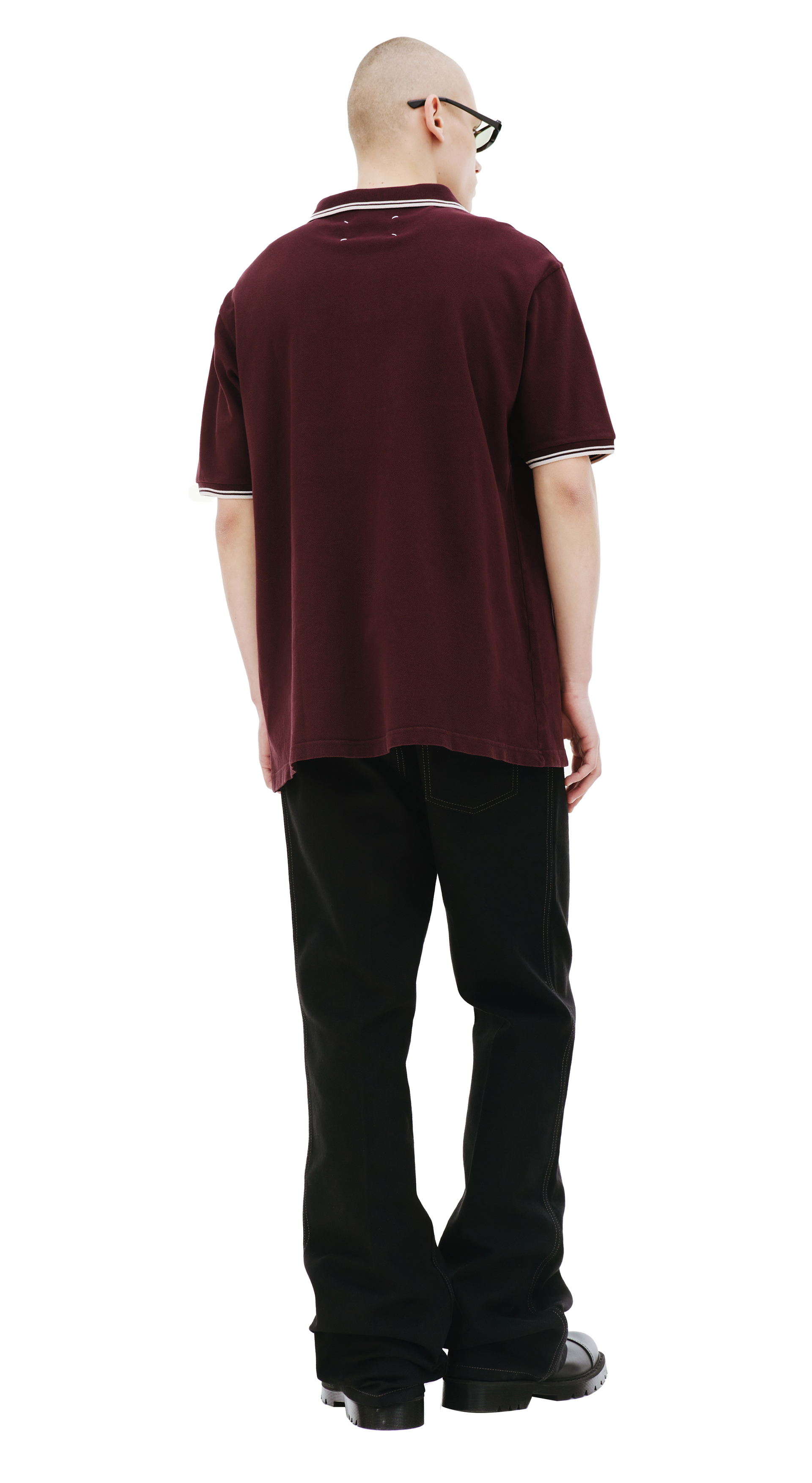 Maison Margiela Embroidered logo polo