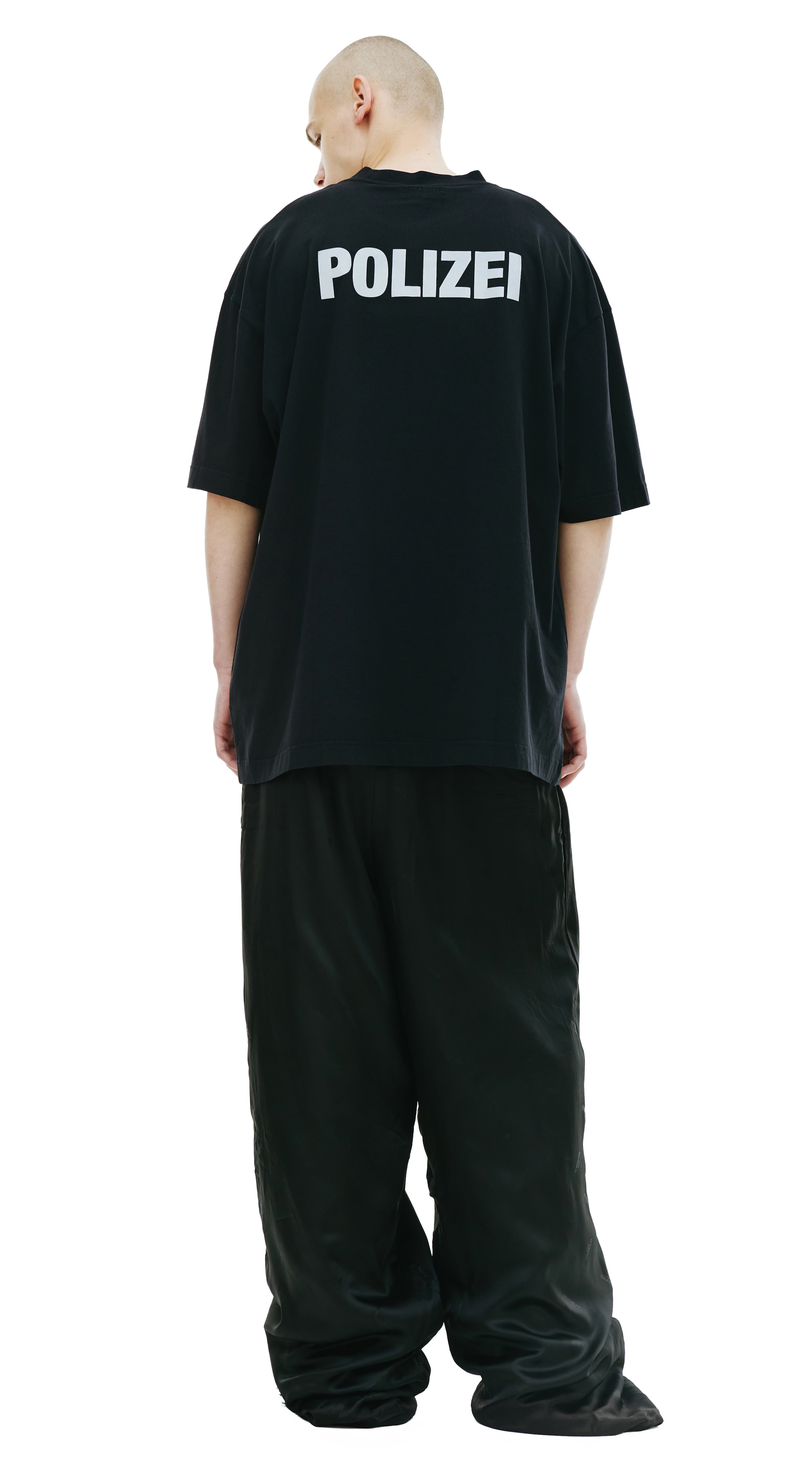 VETEMENTS Polizei printed t-shirt