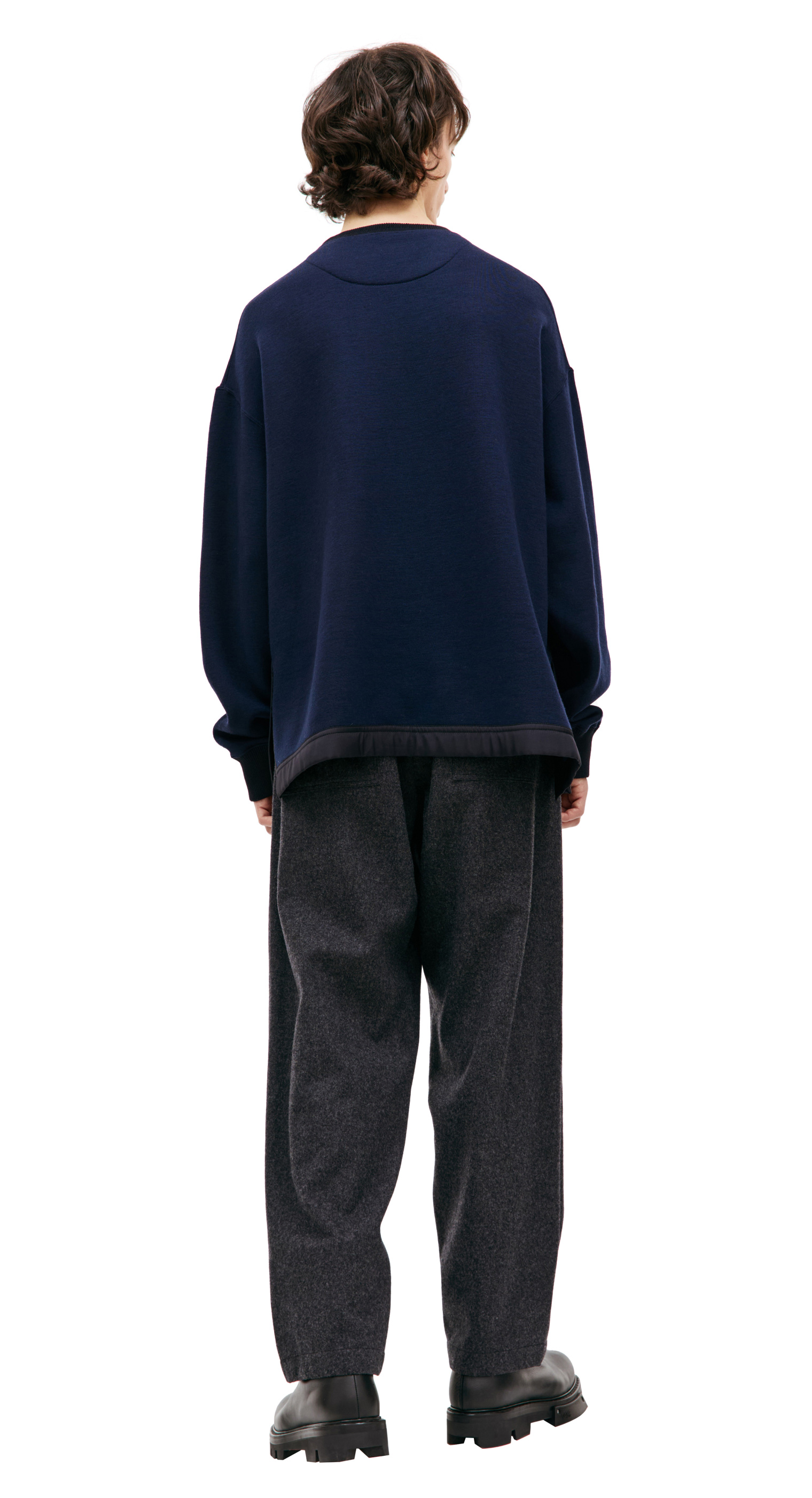 Jil Sander Combo sweatshirt with slits