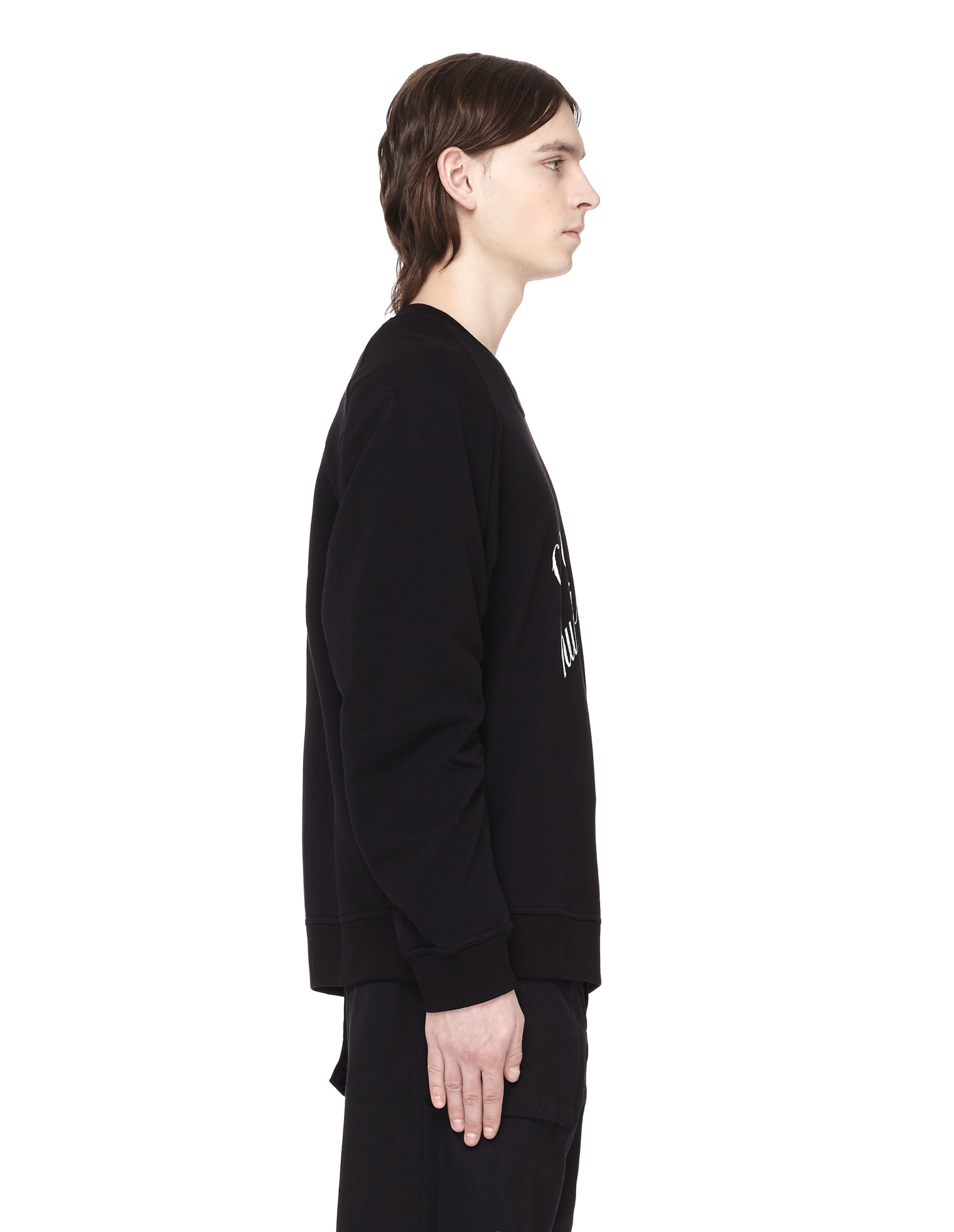 Ann Demeulemeester Crew Neck Printed Sweatshirt