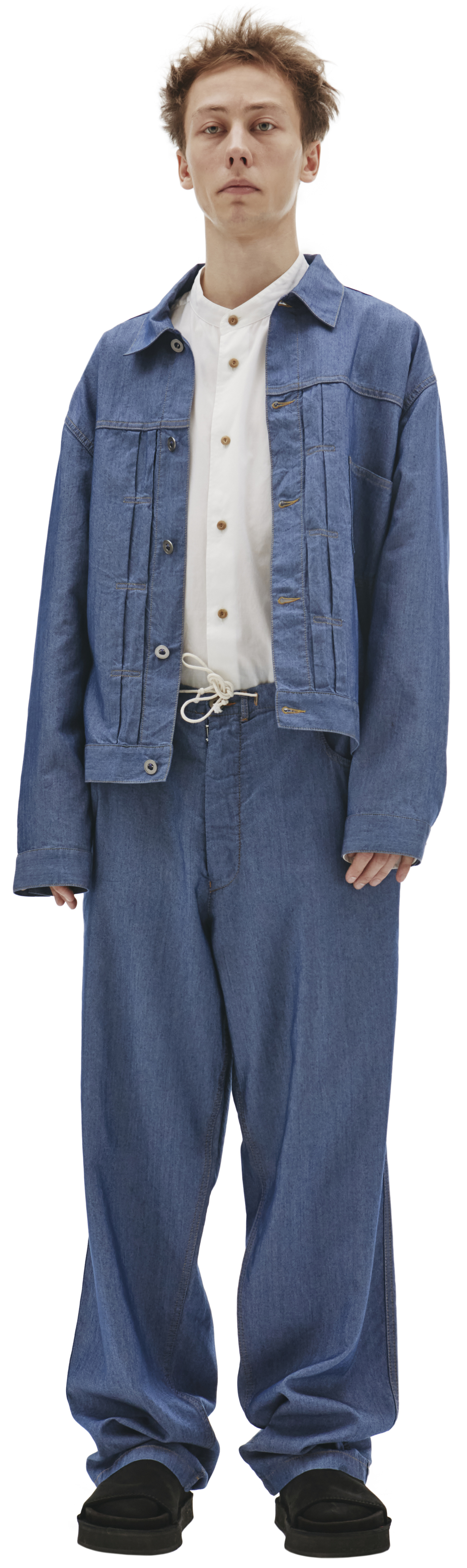 Maison Margiela Blue Button Down Jacket