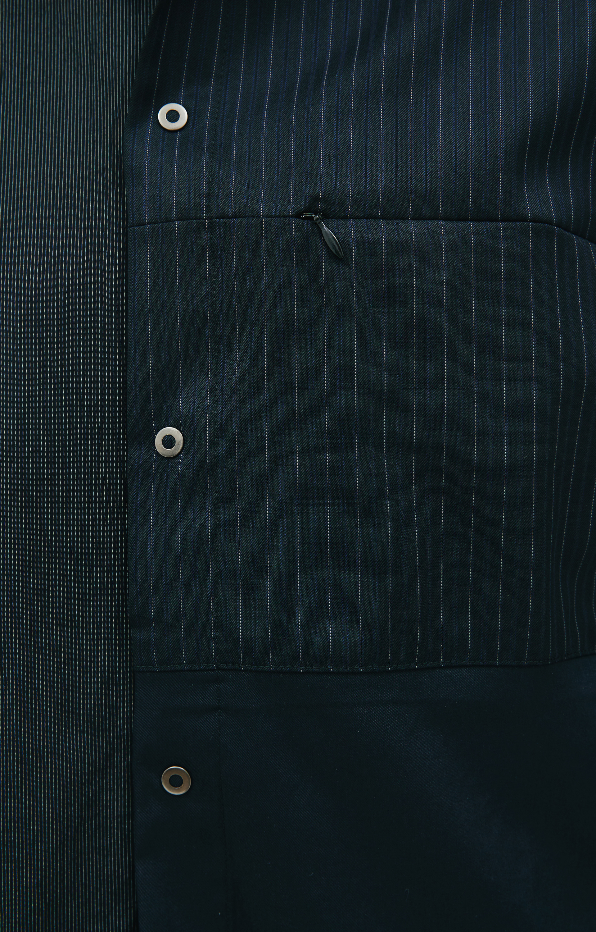 KIMMY Striped patchwork shirt