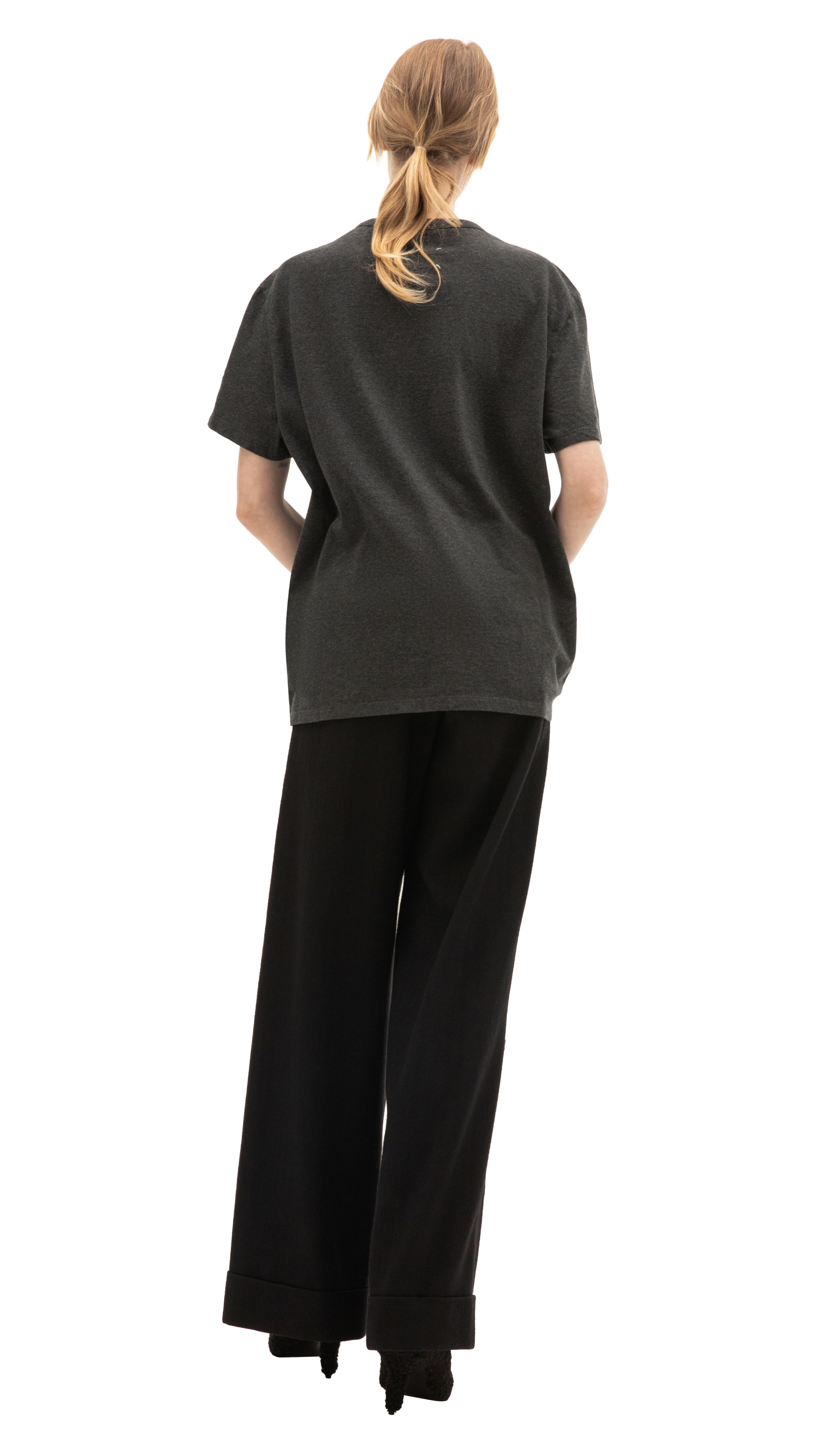 Maison Margiela Dark Grey Logo T-Shirt