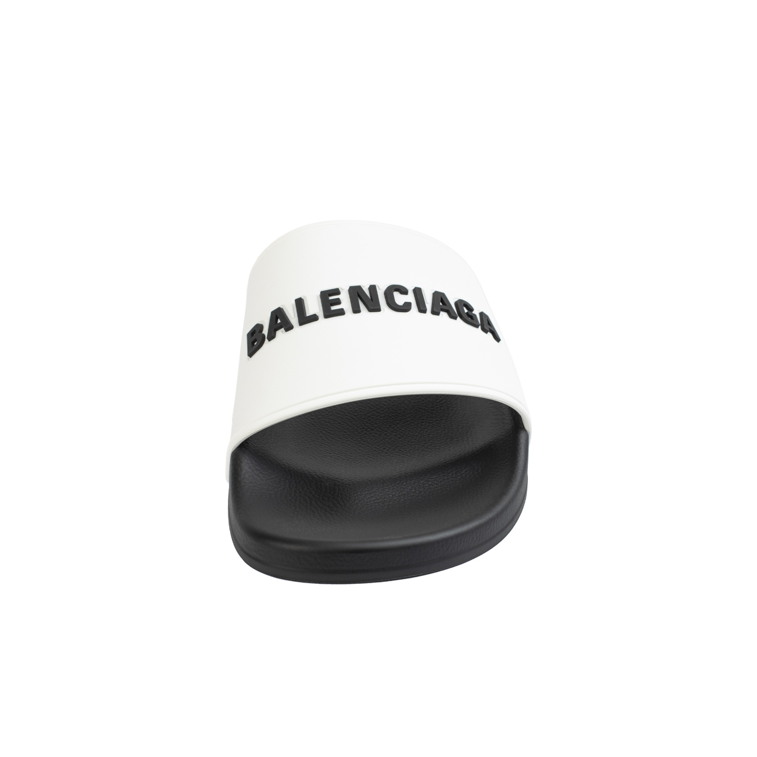 Balenciaga Резиновые шлепанцы Pool с логотипом
