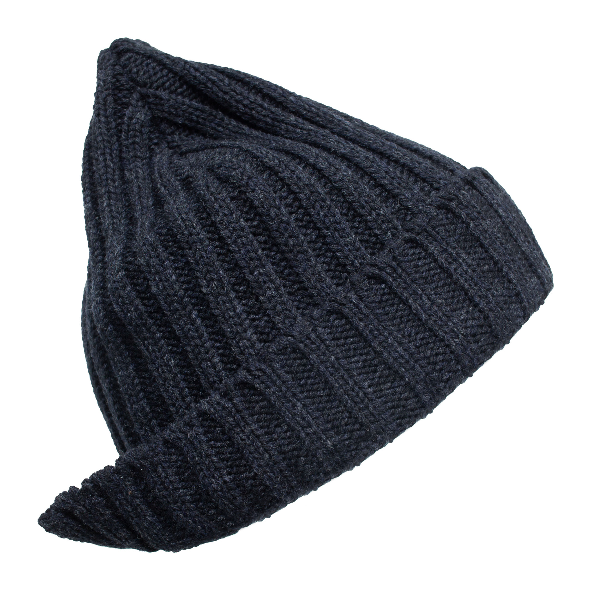 The Viridi-Anne Wool beanie with slit