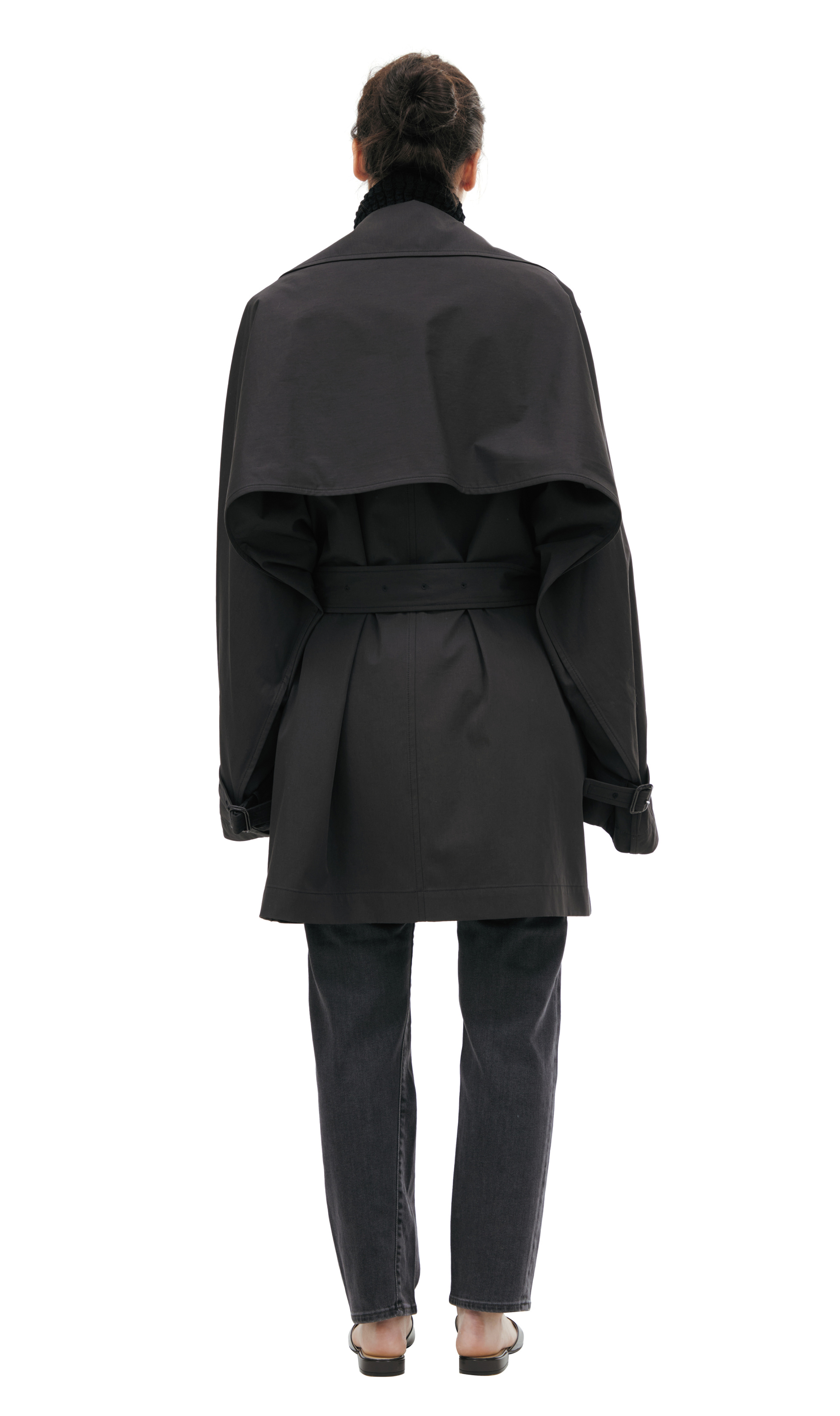TOTEME Cropped cotton trench coat