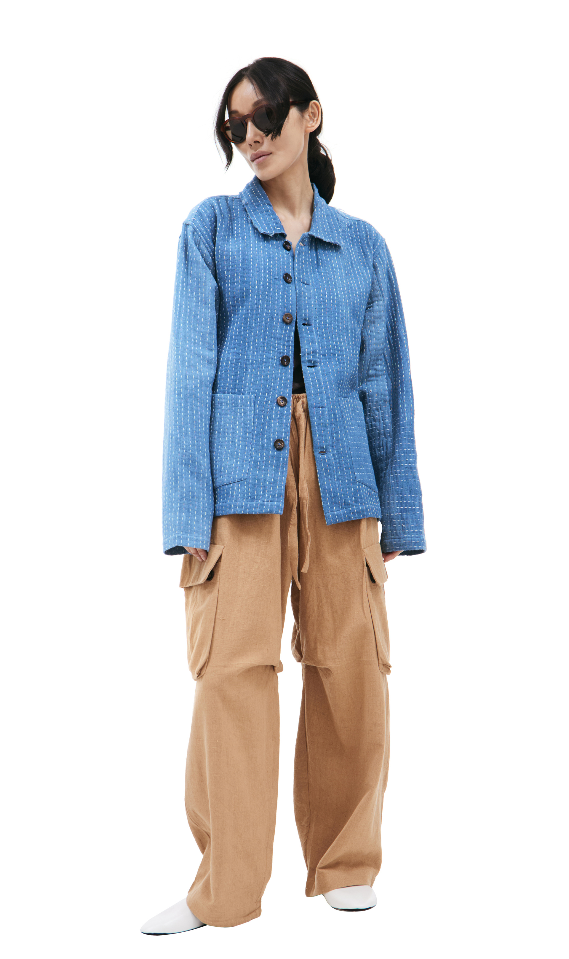 KARTIK Research Jacket with contrast stitching