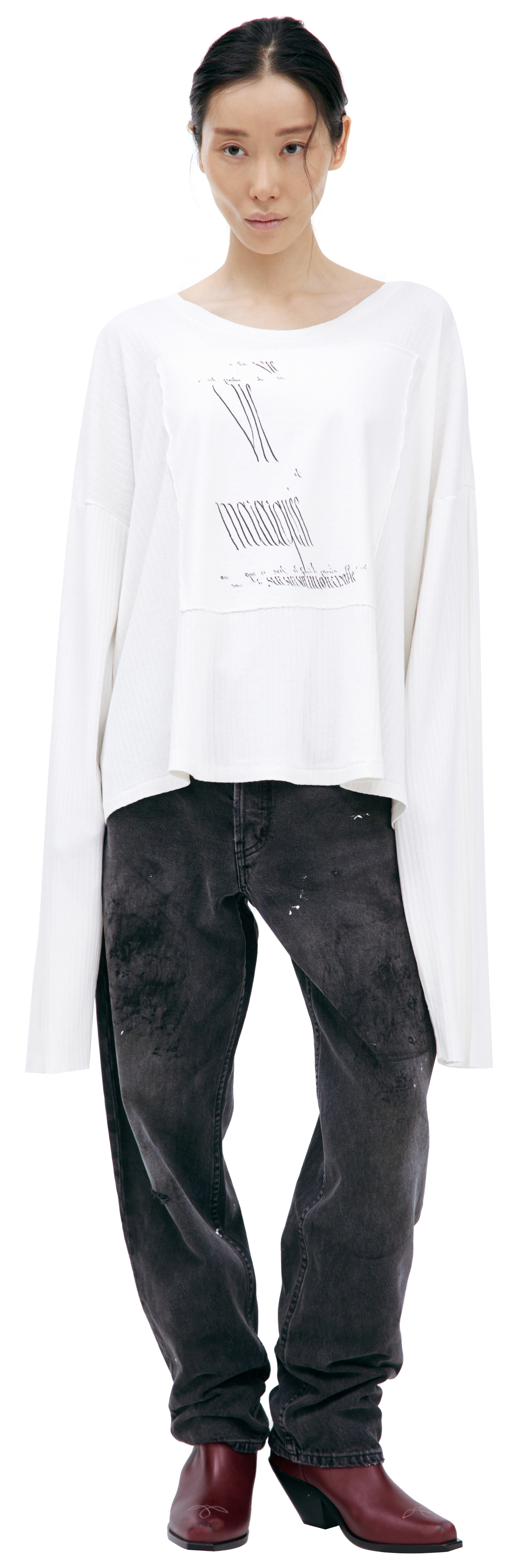 Enfants Riches Déprimés White patch longsleeve