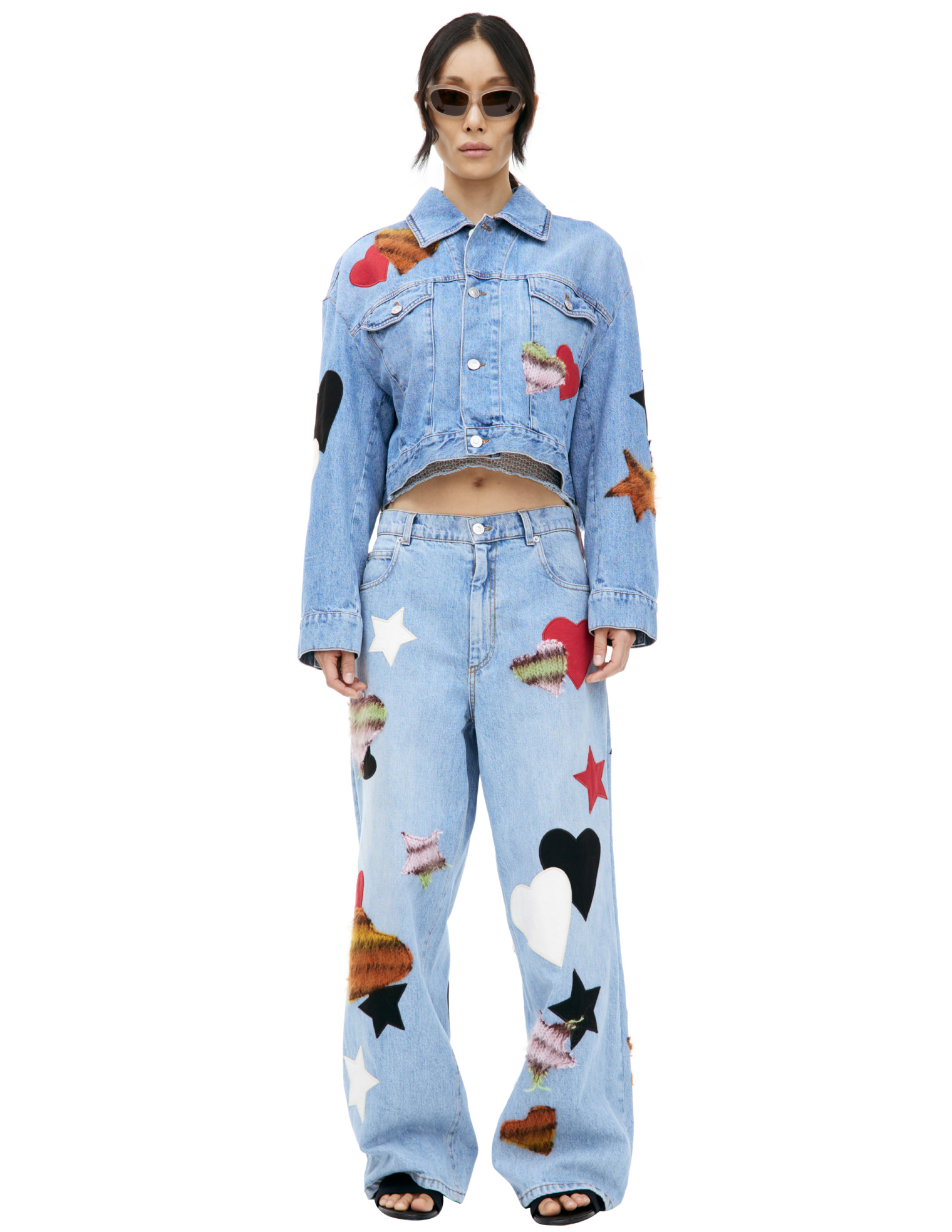 Marni Denim jacket with patches