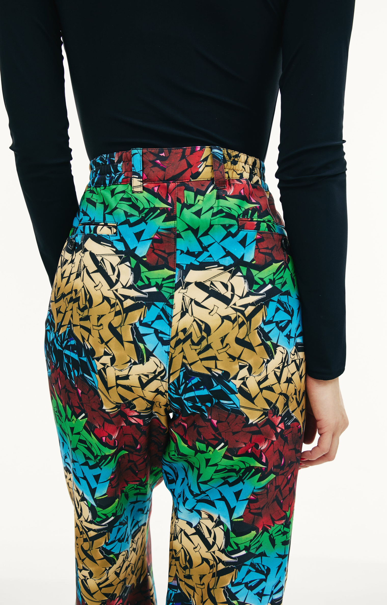 Children of the discordance PERSONAL DATA PRINTED TROUSERS