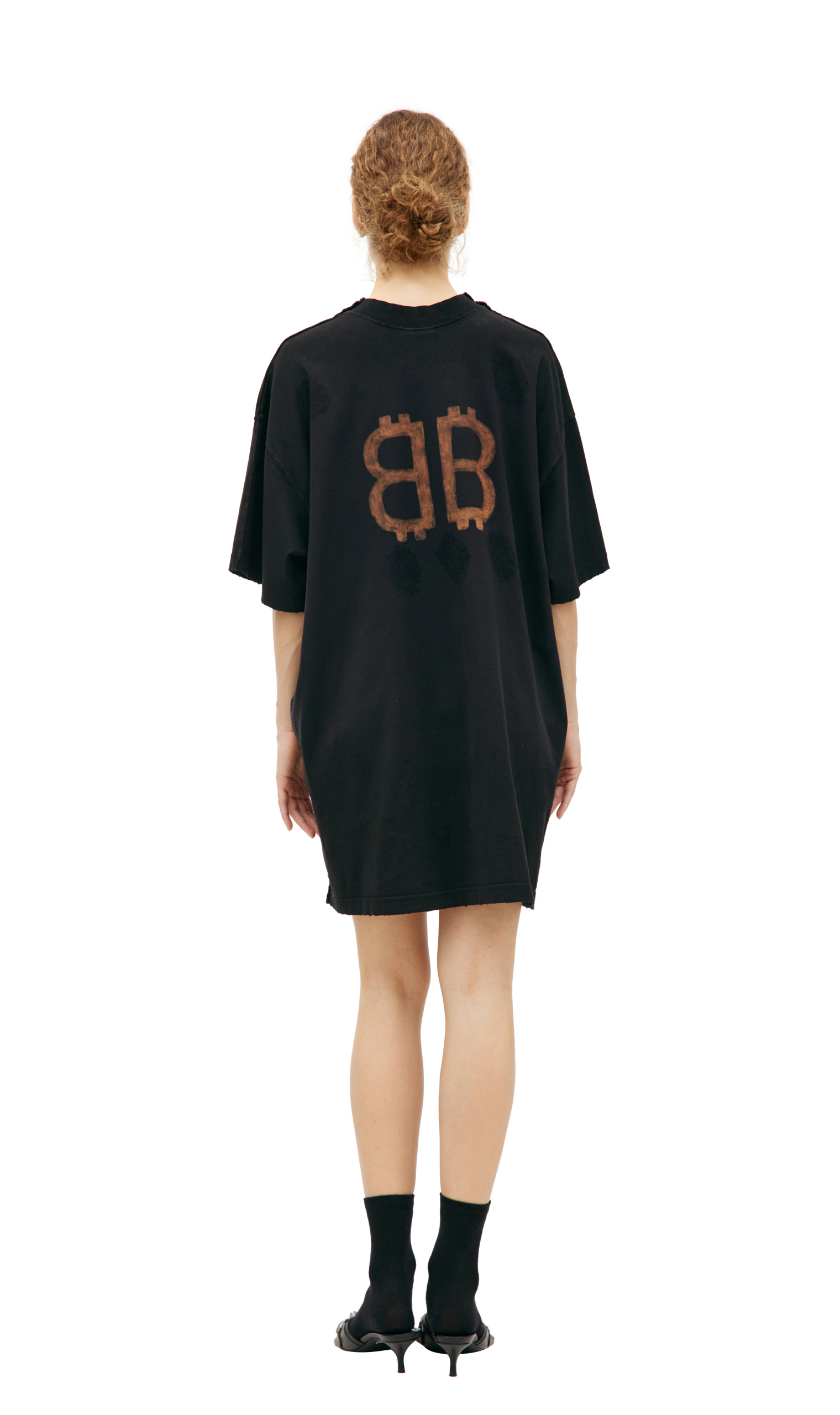 Balenciaga Black print T-shirt