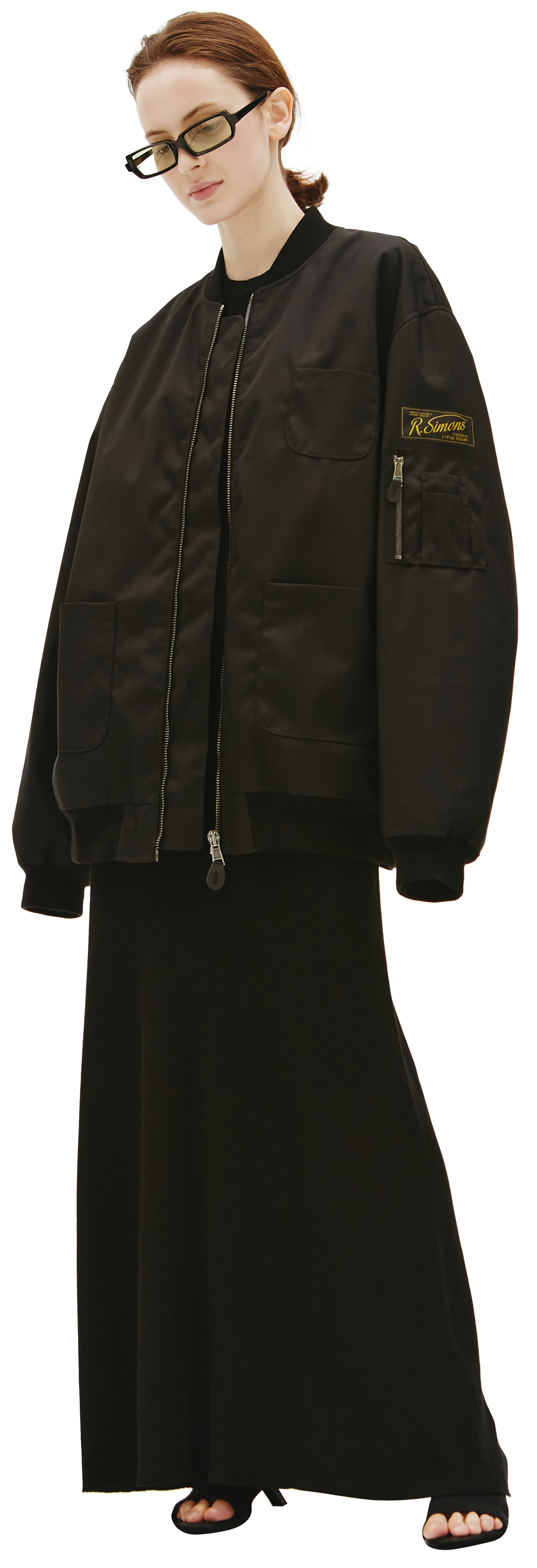 Raf Simons Echodomer Print Bomber Jacket