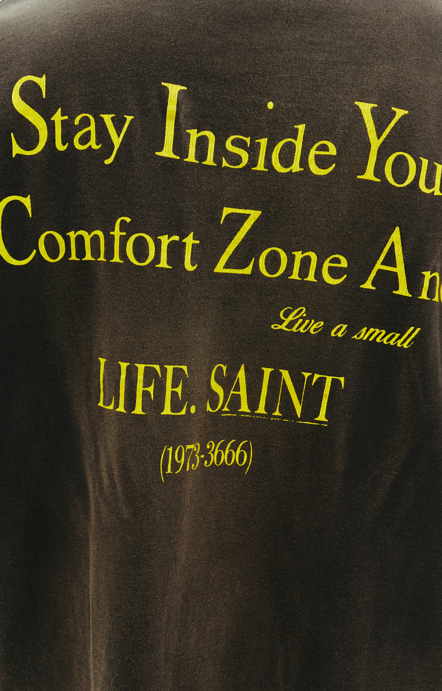 Saint Michael Never be alone printed t-shirt
