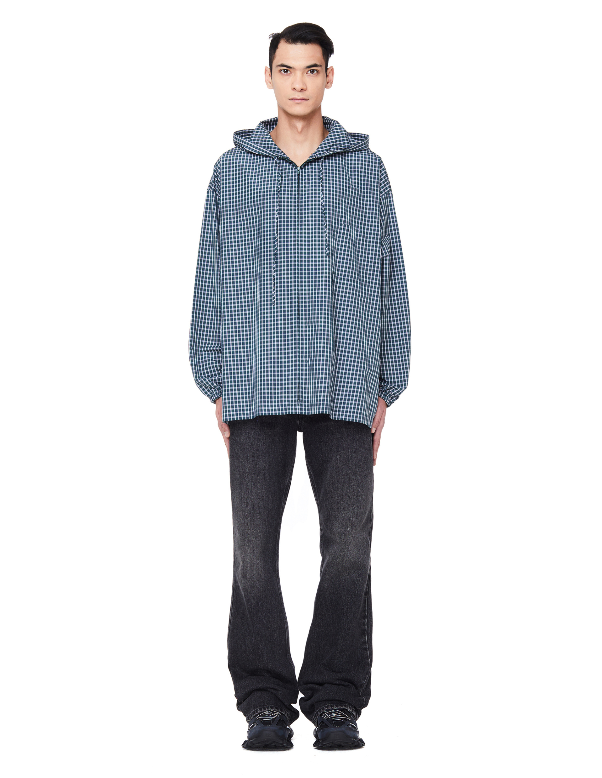 Balenciaga Vintage Black Cotton Bootcut Jeans