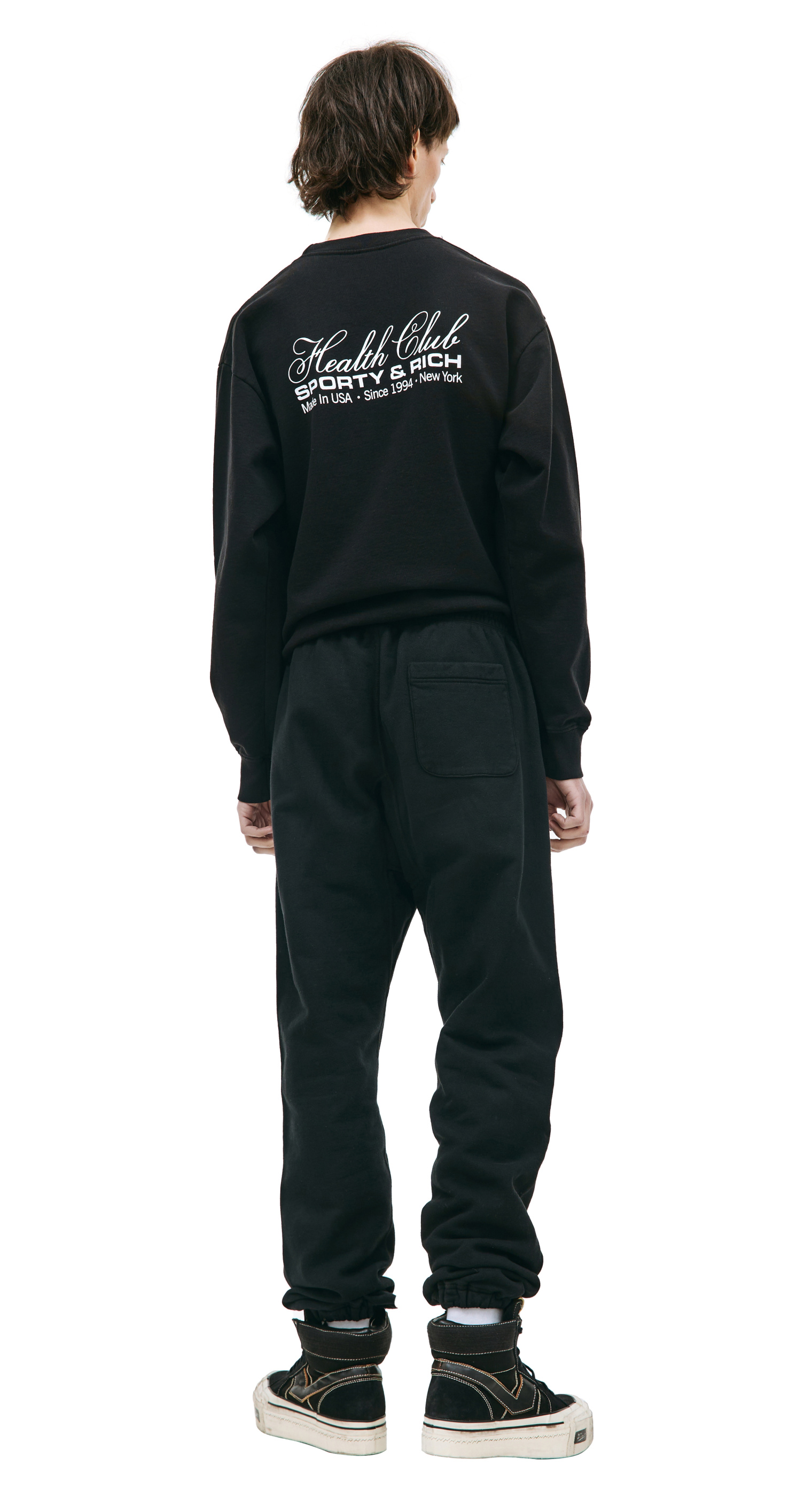 Saint Michael Cotton logo sweatpants