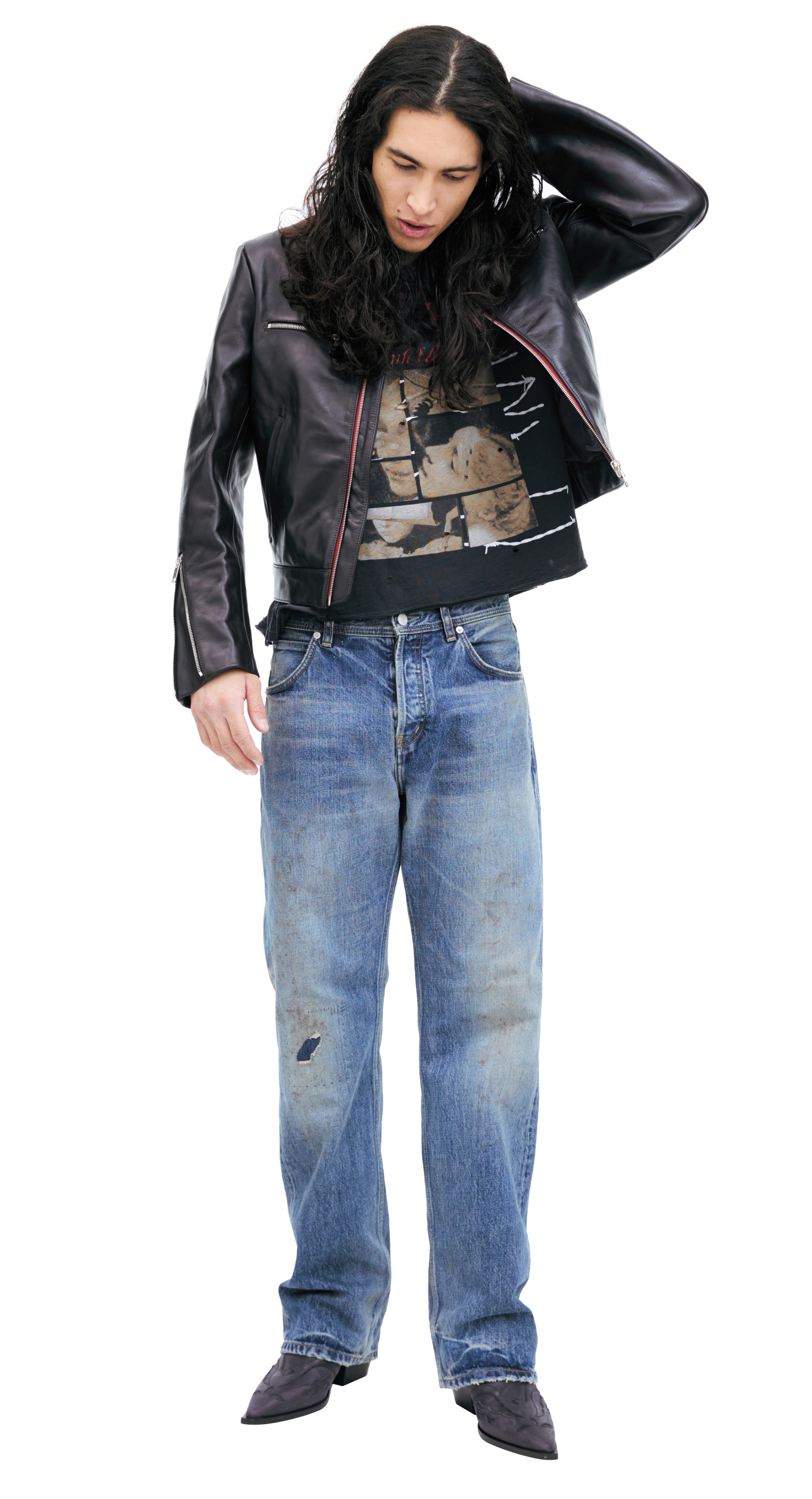 Enfants Riches Déprimés Leather Jacket