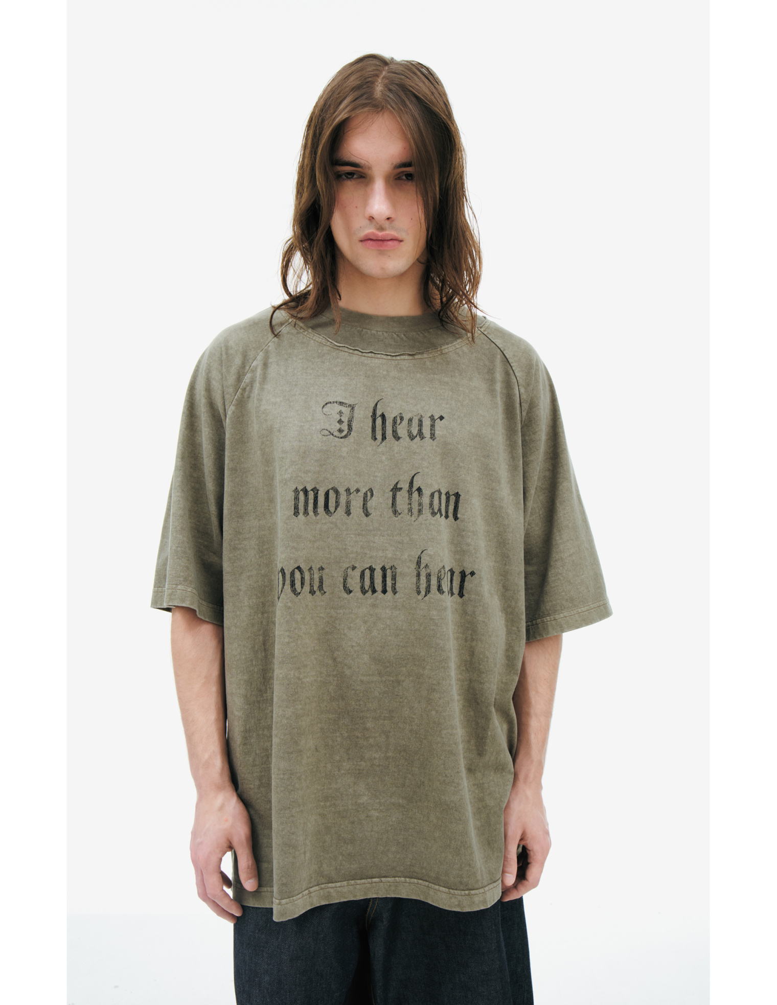Buy Undercover women green футболка-up1f4806-1 oversize с надписью