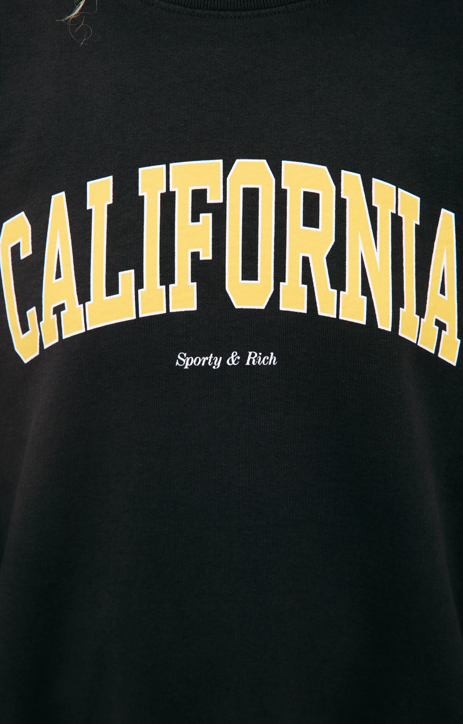 SPORTY & RICH Свитшот с принтом \'CALIFORNIA\'