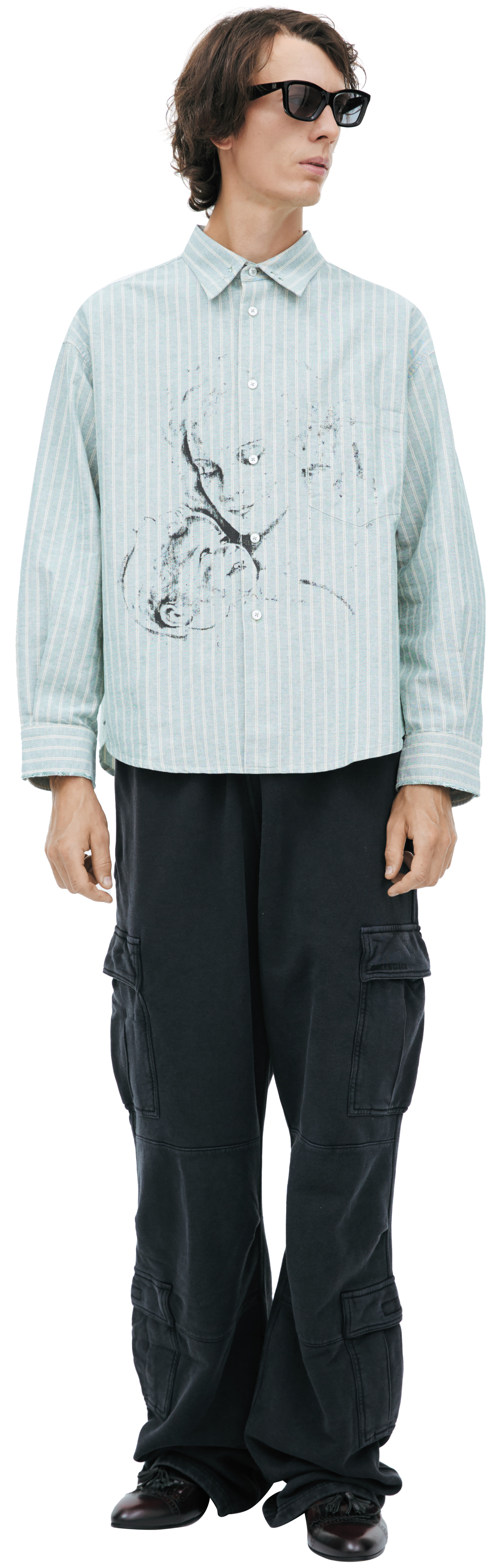 Enfants Riches Déprimés Striped printed shirt