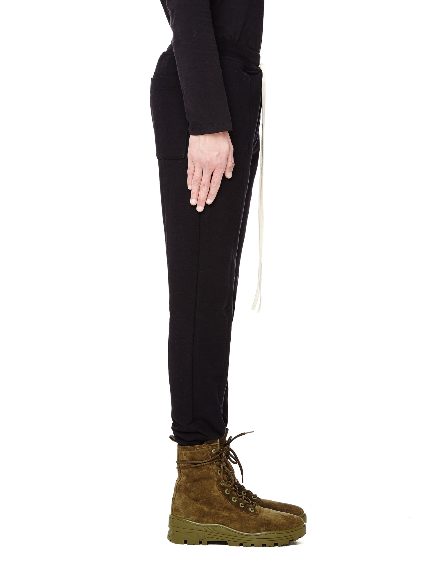 Fear of God Black Cotton Drawstring Pants