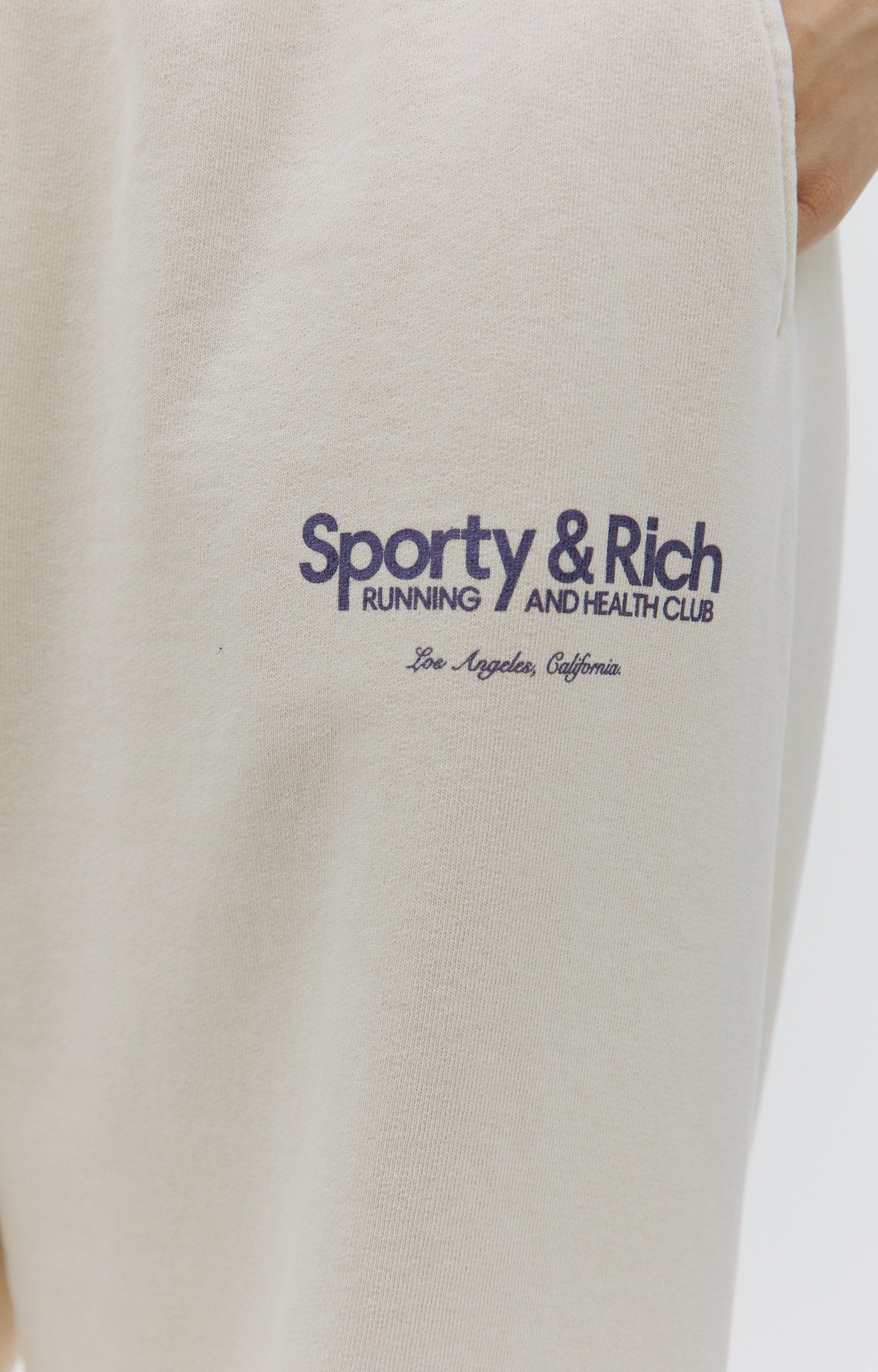 SPORTY & RICH Beige Club sweatpants