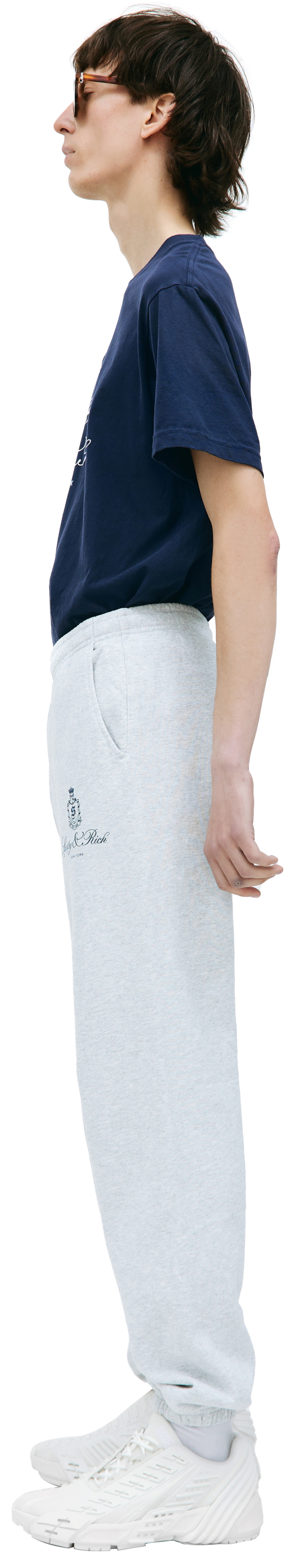 SPORTY & RICH Grey Vendome sweatpants