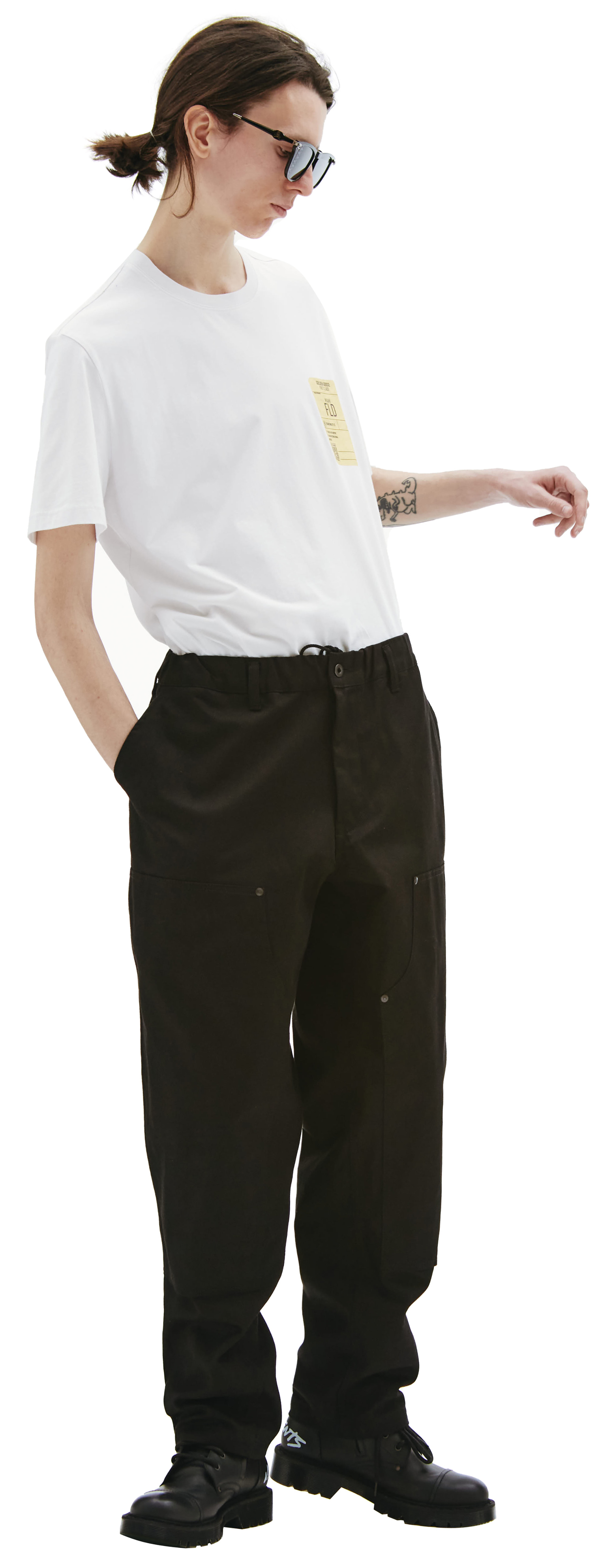 Yohji Yamamoto Black Denim Scandal Trousers