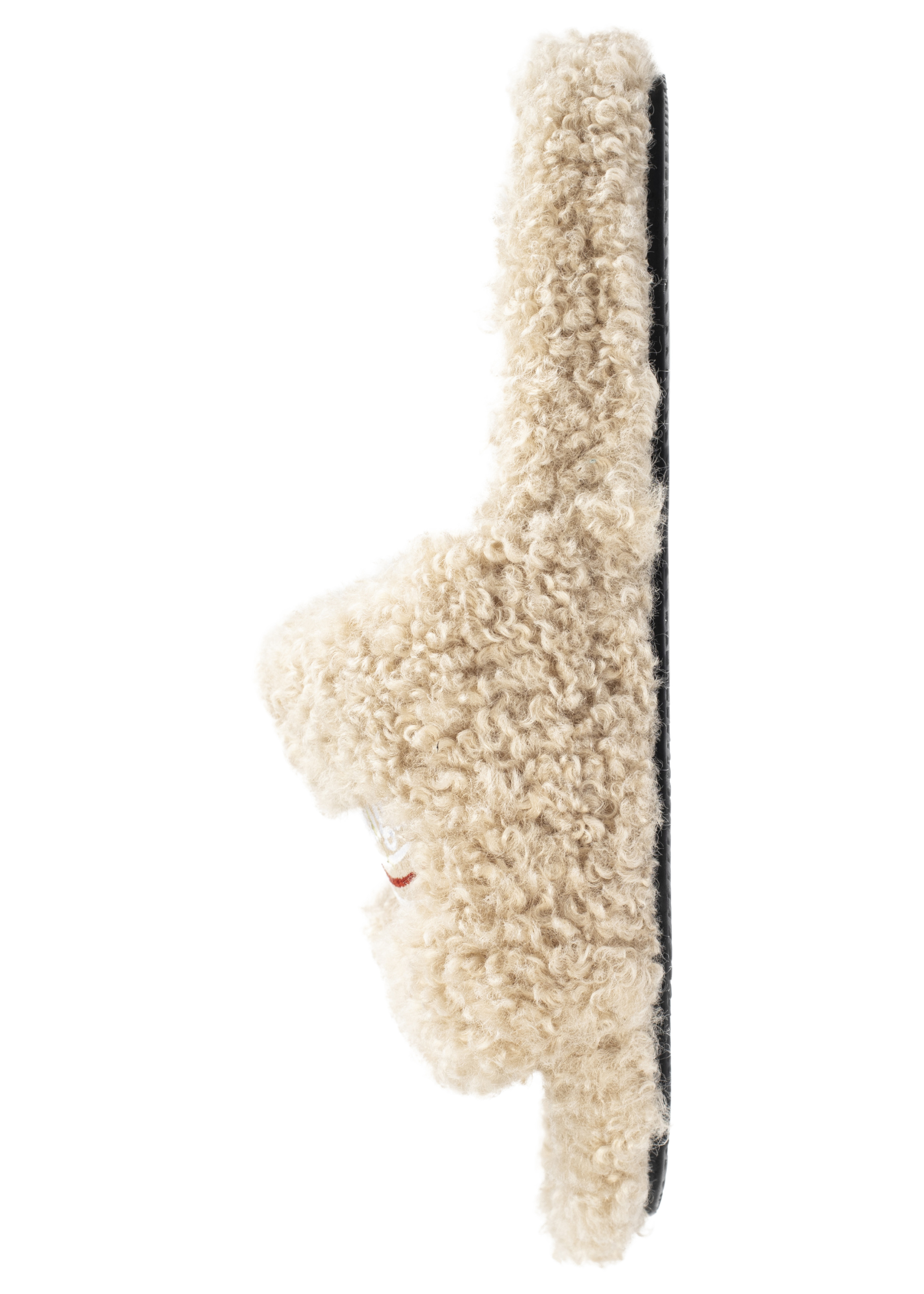 Balenciaga Beige Furry slippers